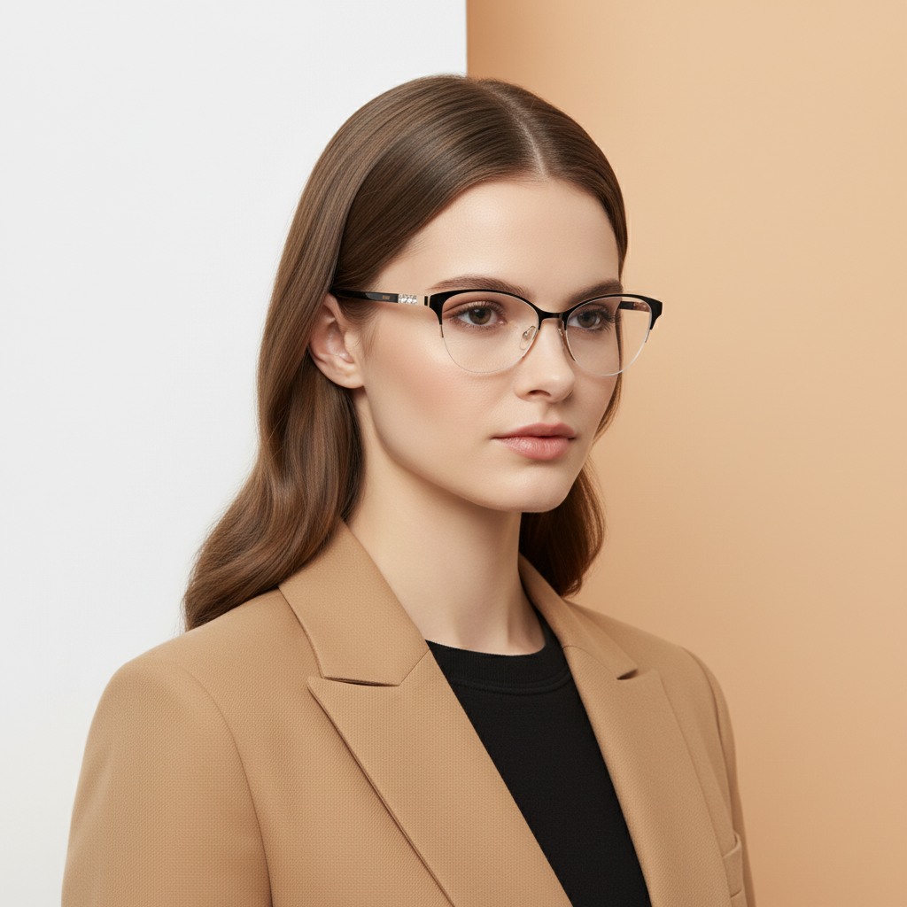 Black Cat Eye Frame for Women