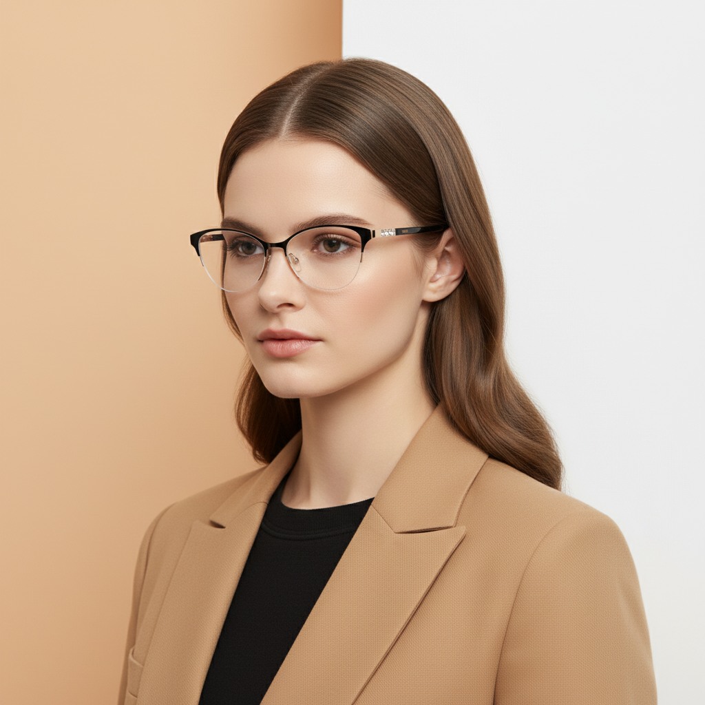 Black Cat Eye Frame for Women