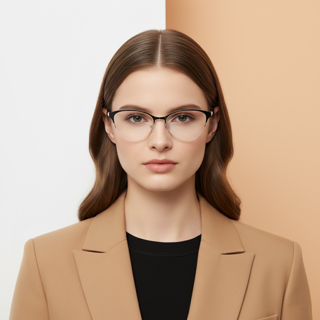 Black Cat Eye Frame for Women