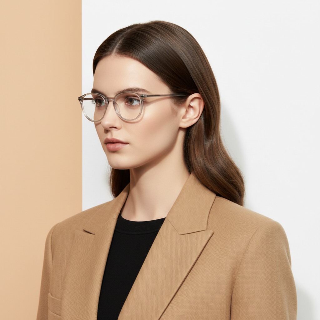 Nude Round Frame for Women