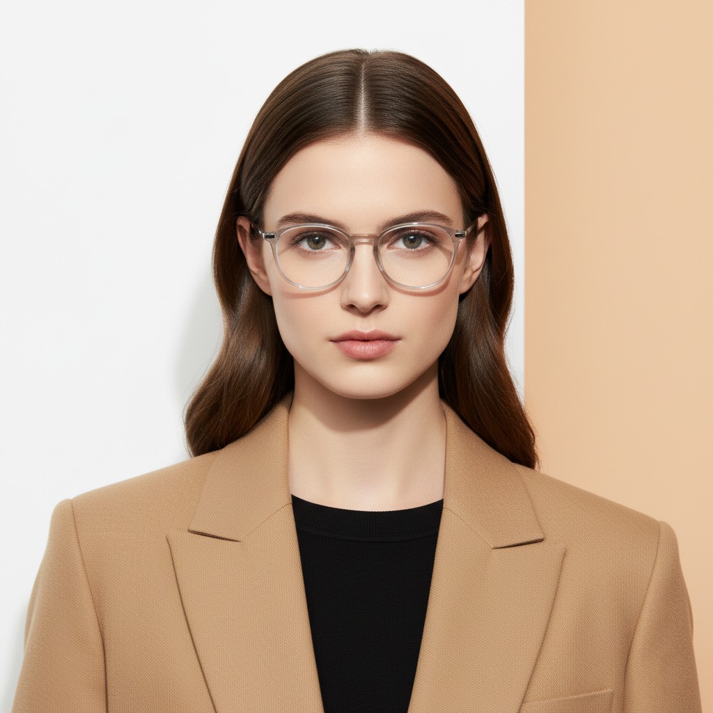 Nude Round Frame for Women
