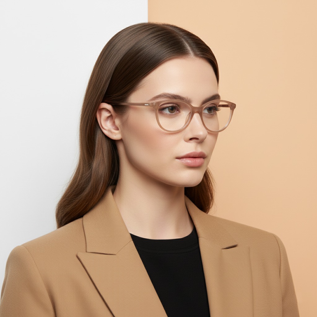 Pink Cat Eye Frame for Women