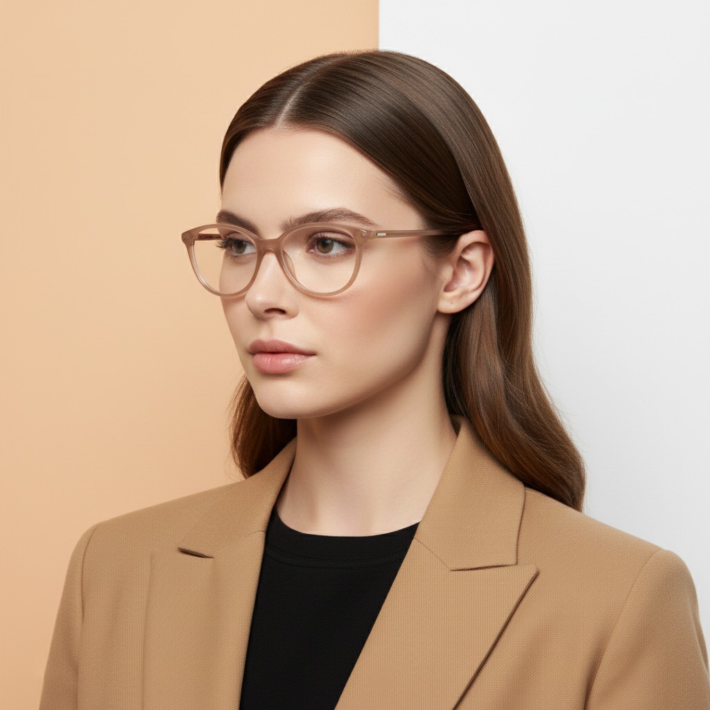 Pink Cat Eye Frame for Women