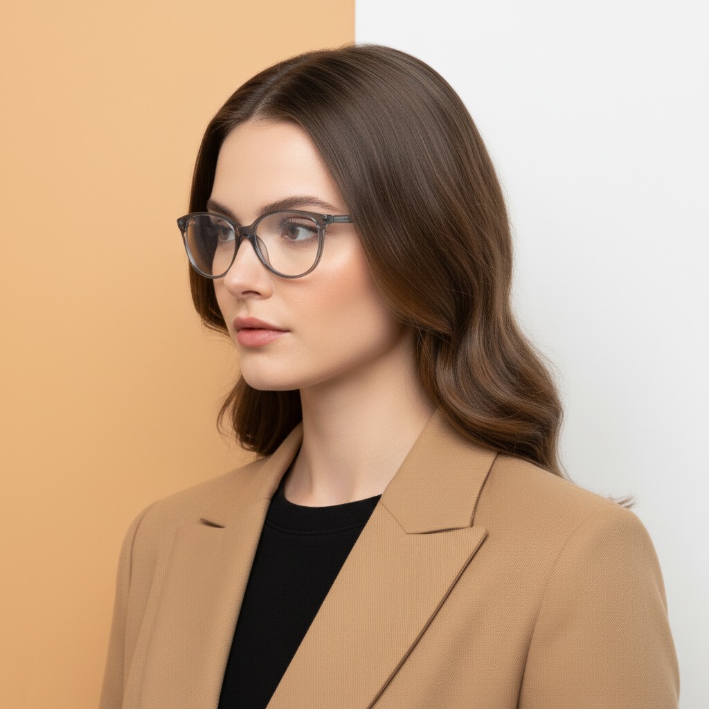 Grey Cat Eye Frame for Women