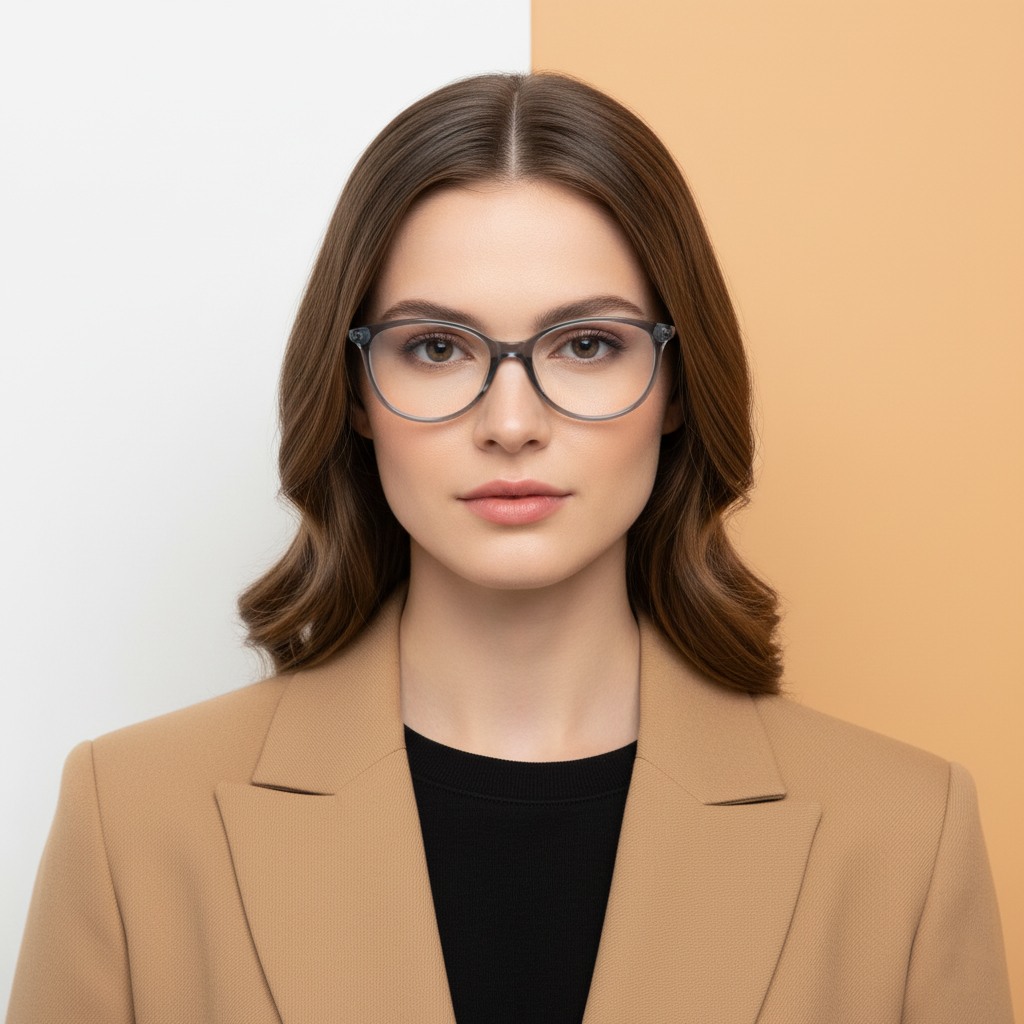 Grey Cat Eye Frame for Women