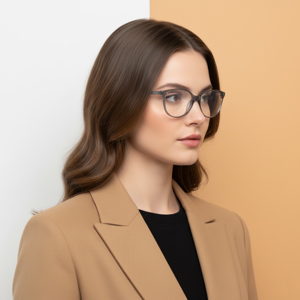 Grey Cat Eye Frame for Women