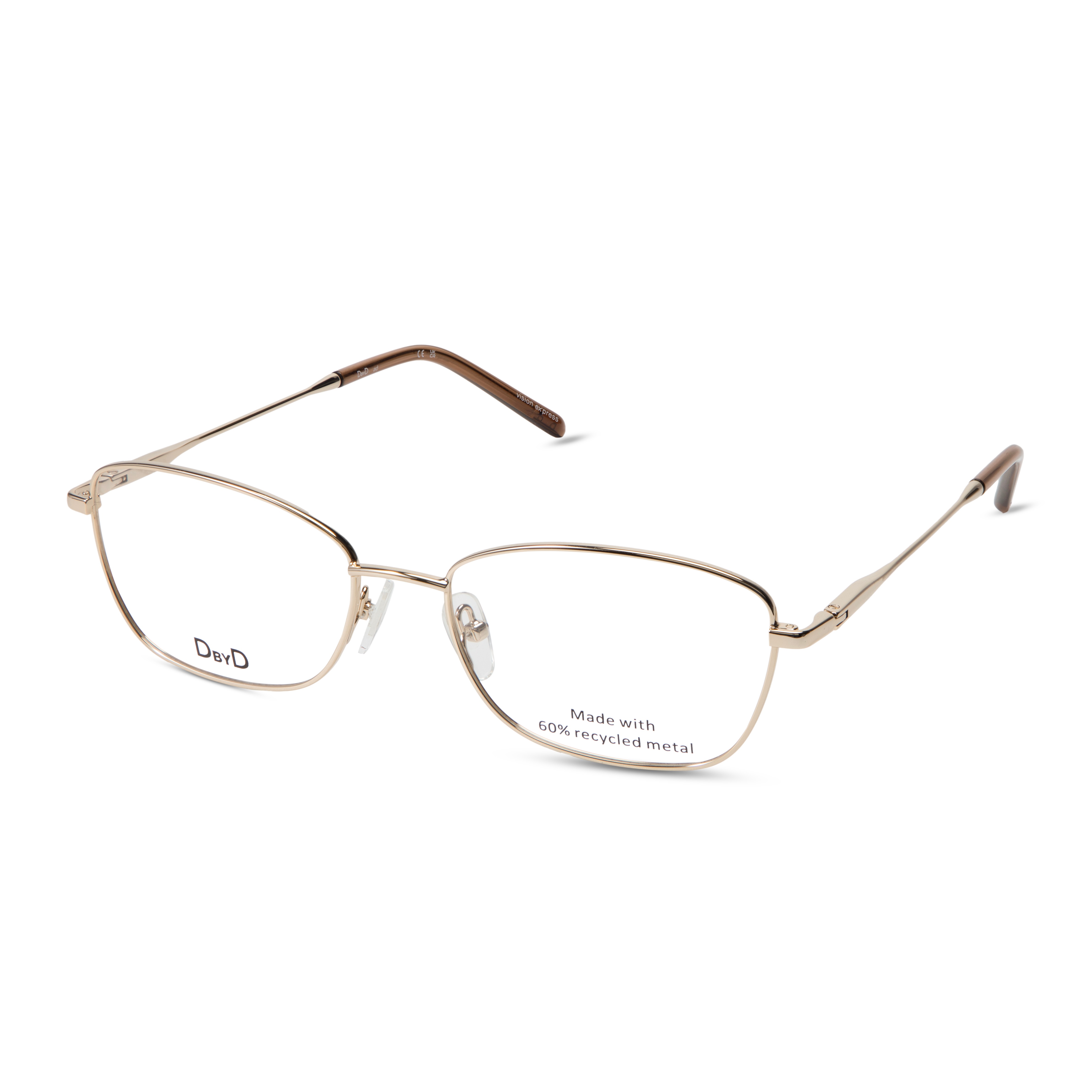 Gold Cat Eye Frame for Women