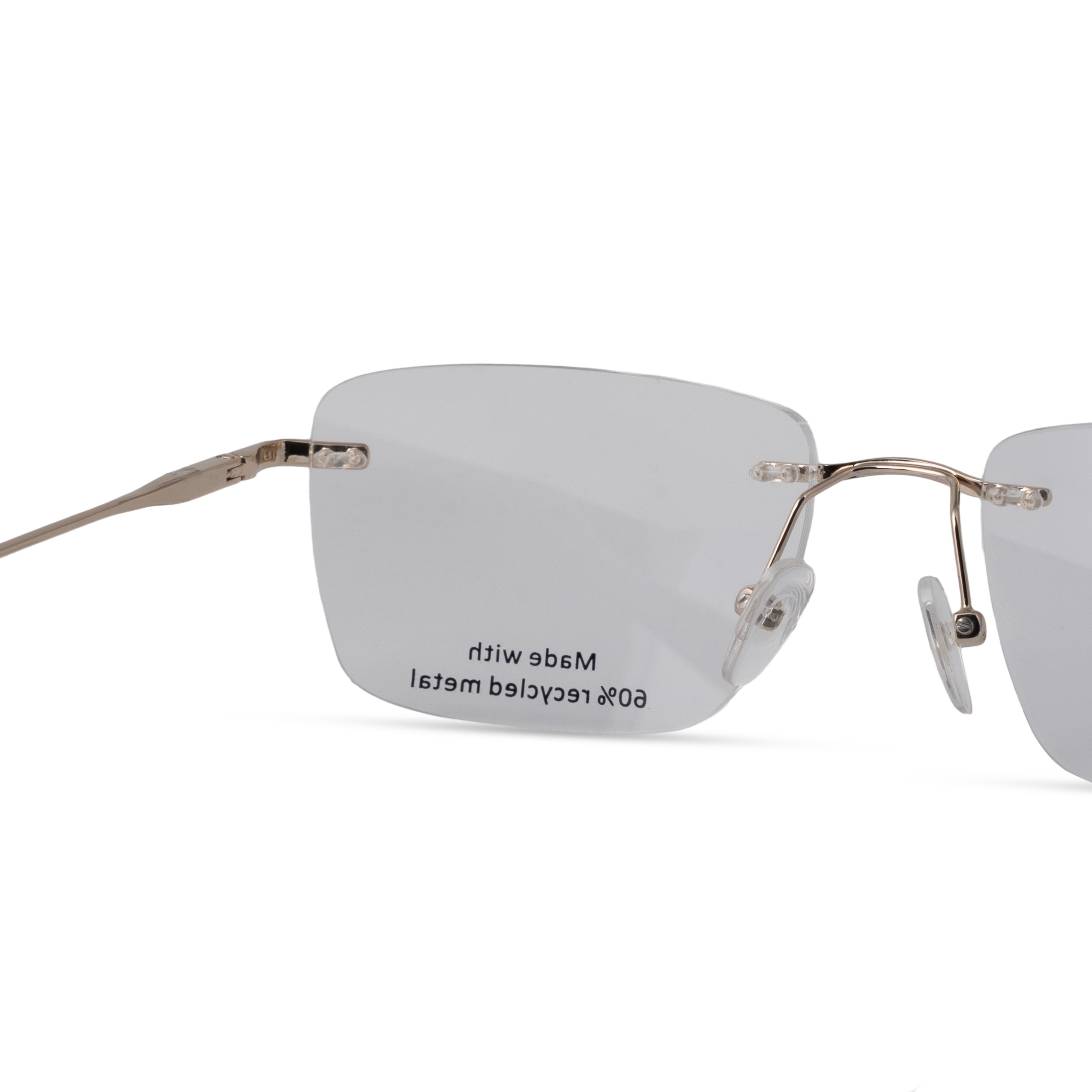 Gold Rectangle Frame for Men