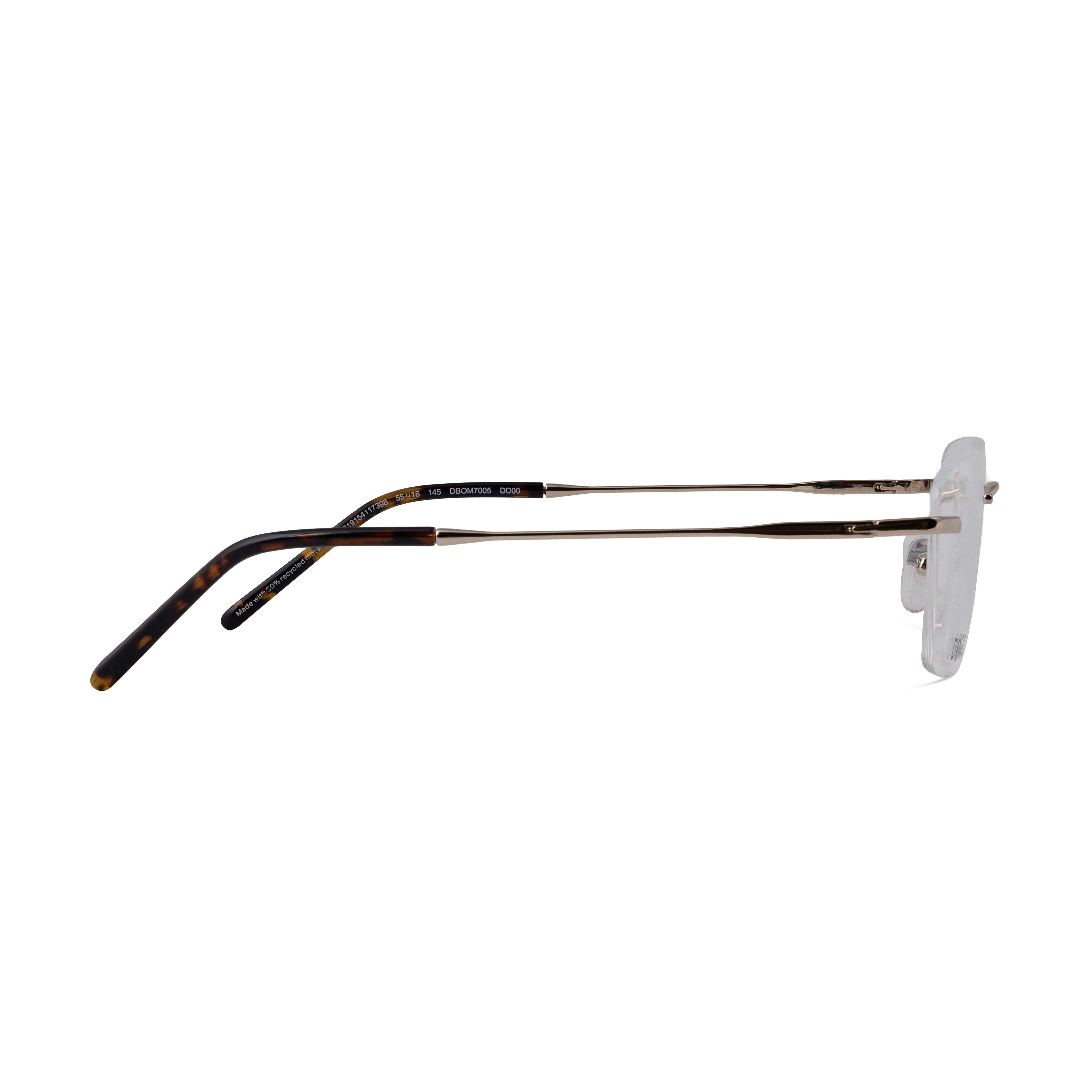 Gold Rectangle Frame for Men