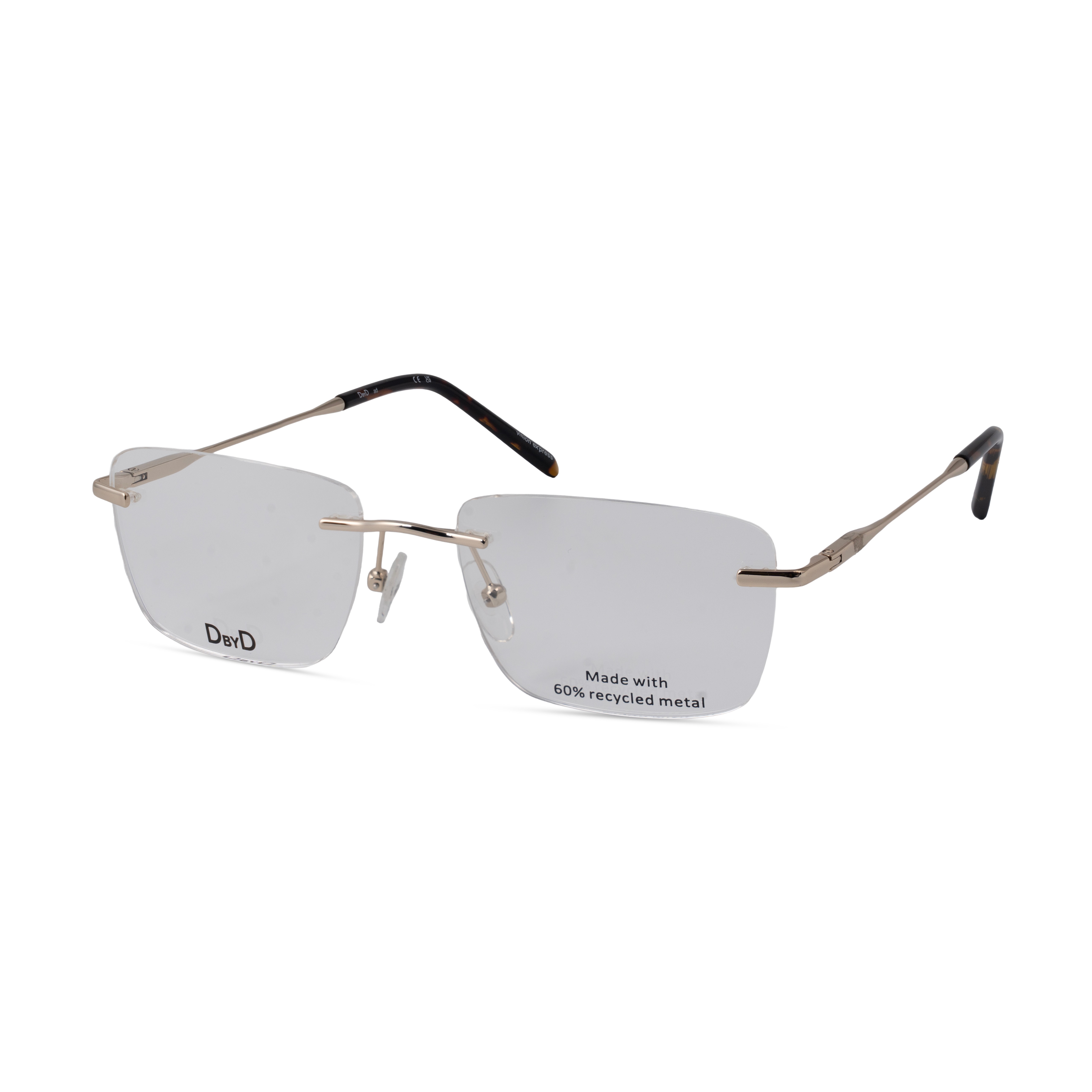 Gold Rectangle Frame for Men