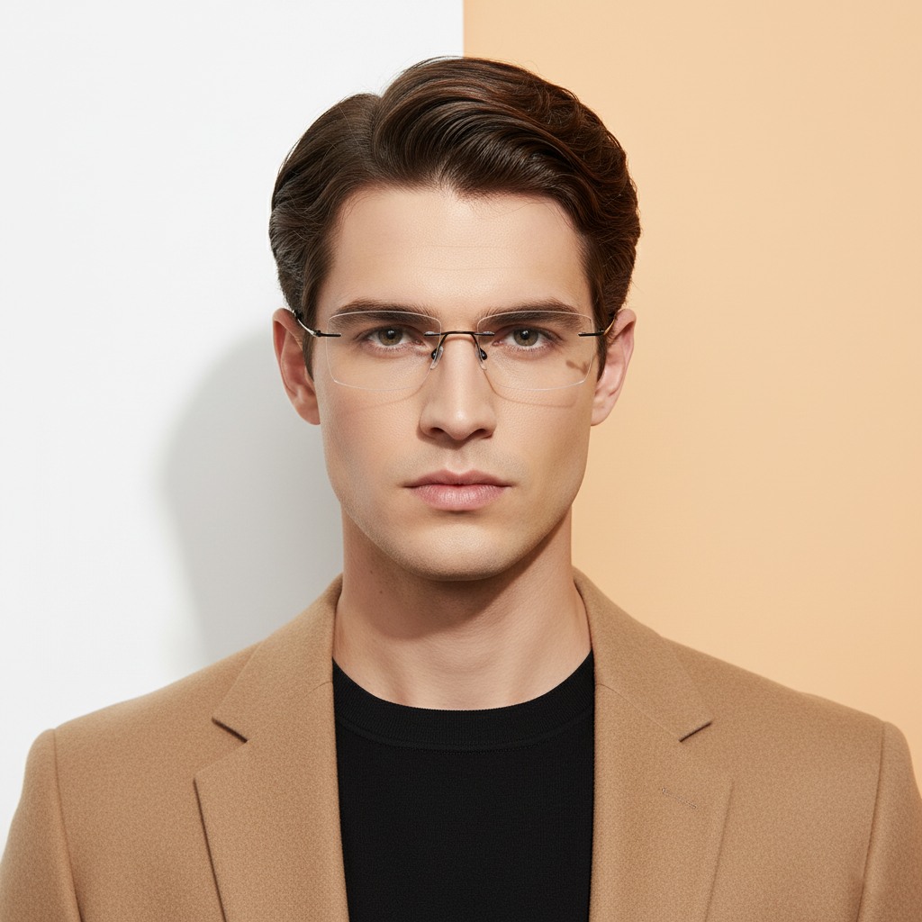 Black Rectangle Frame for Men ELITE