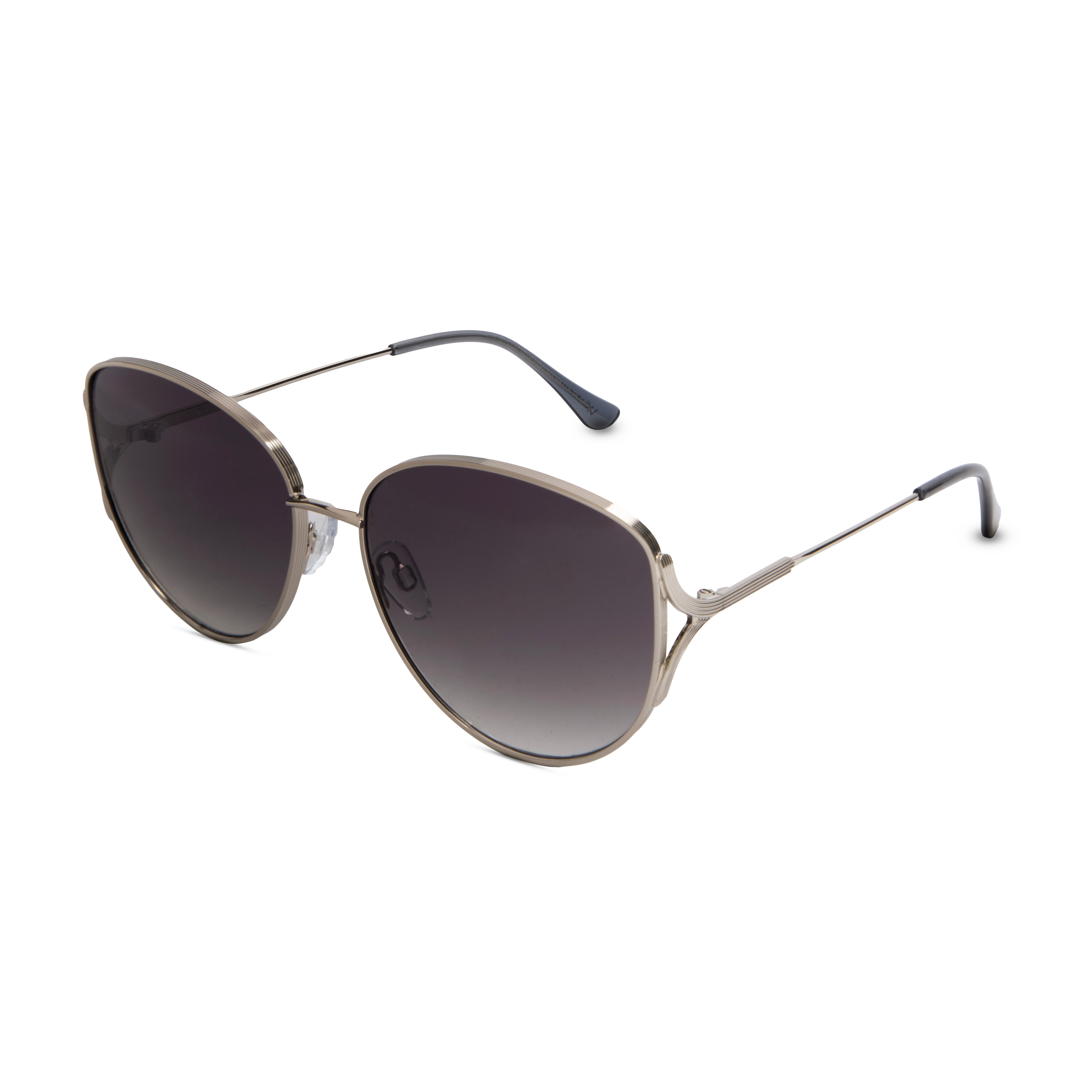 Silver Oval Sunglasses for Women