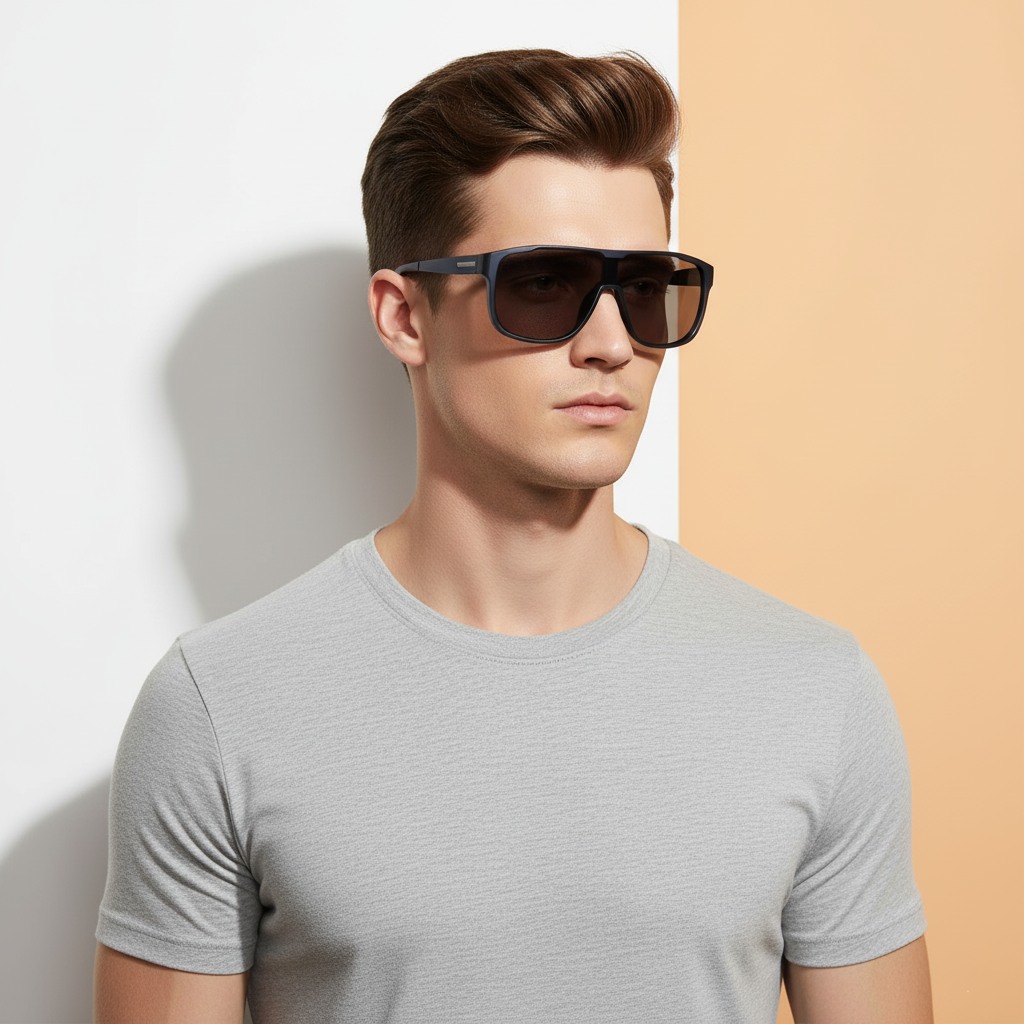 Blue Sports Sunglasses for Men