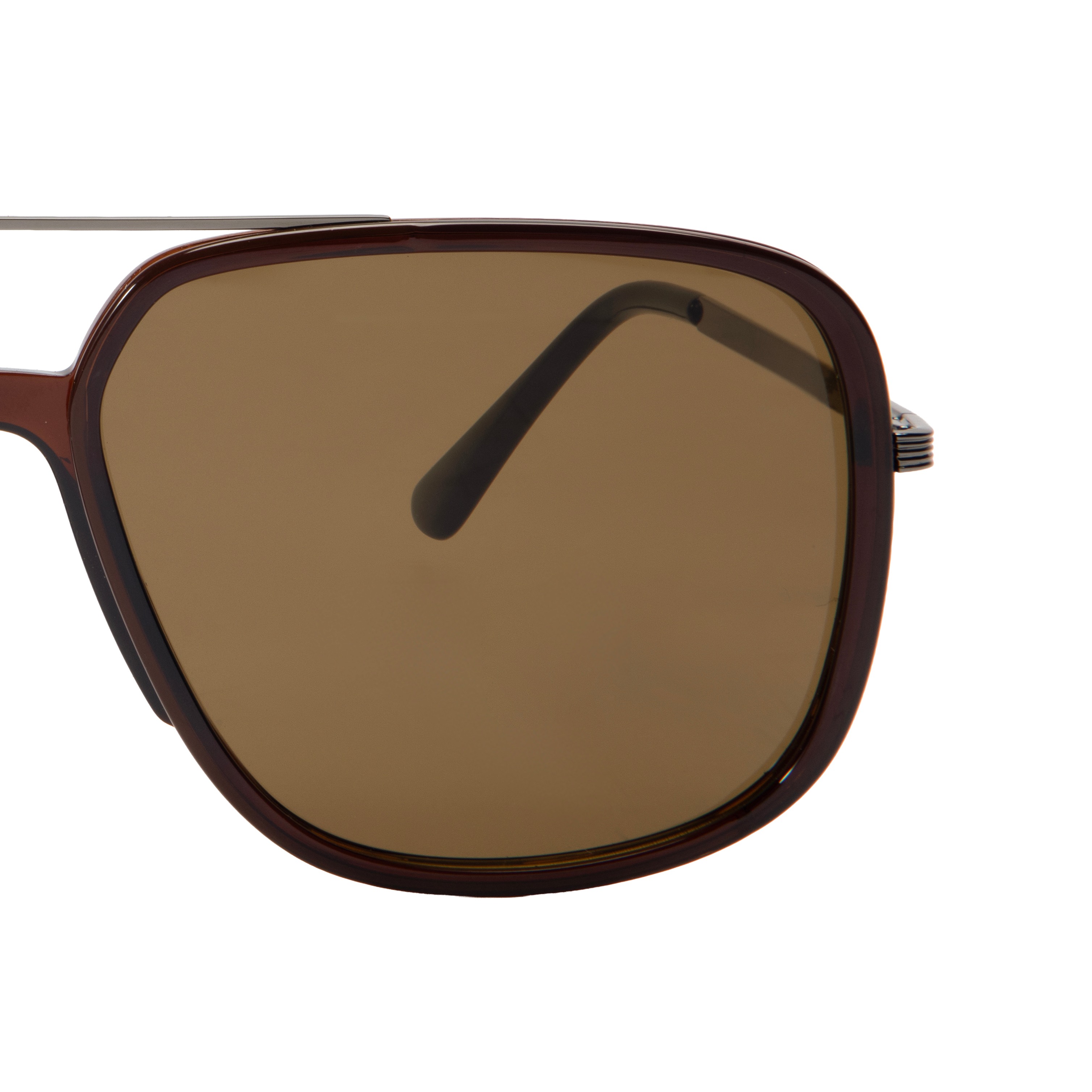 Brown Rectangle Sunglasses for Men