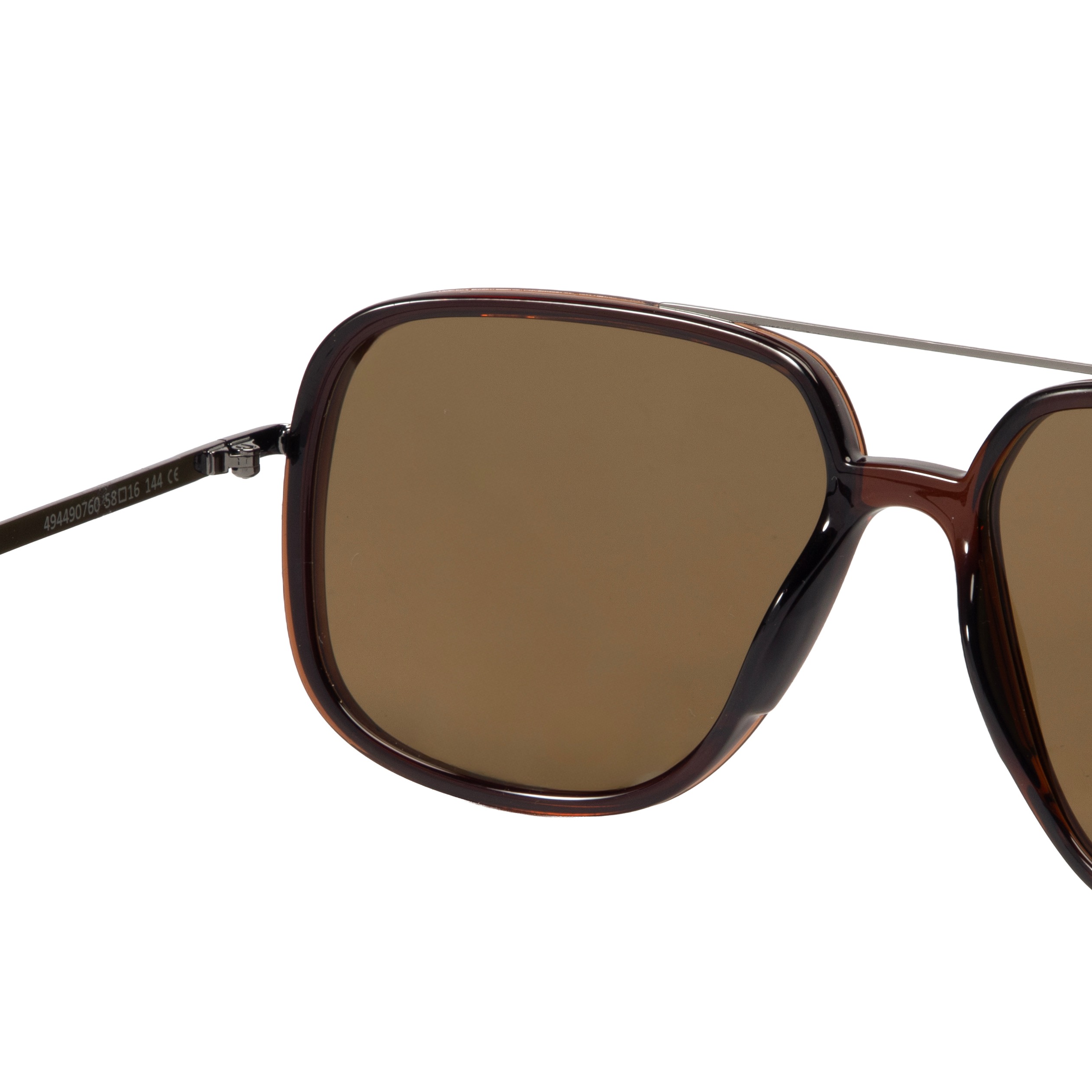 Brown Rectangle Sunglasses for Men