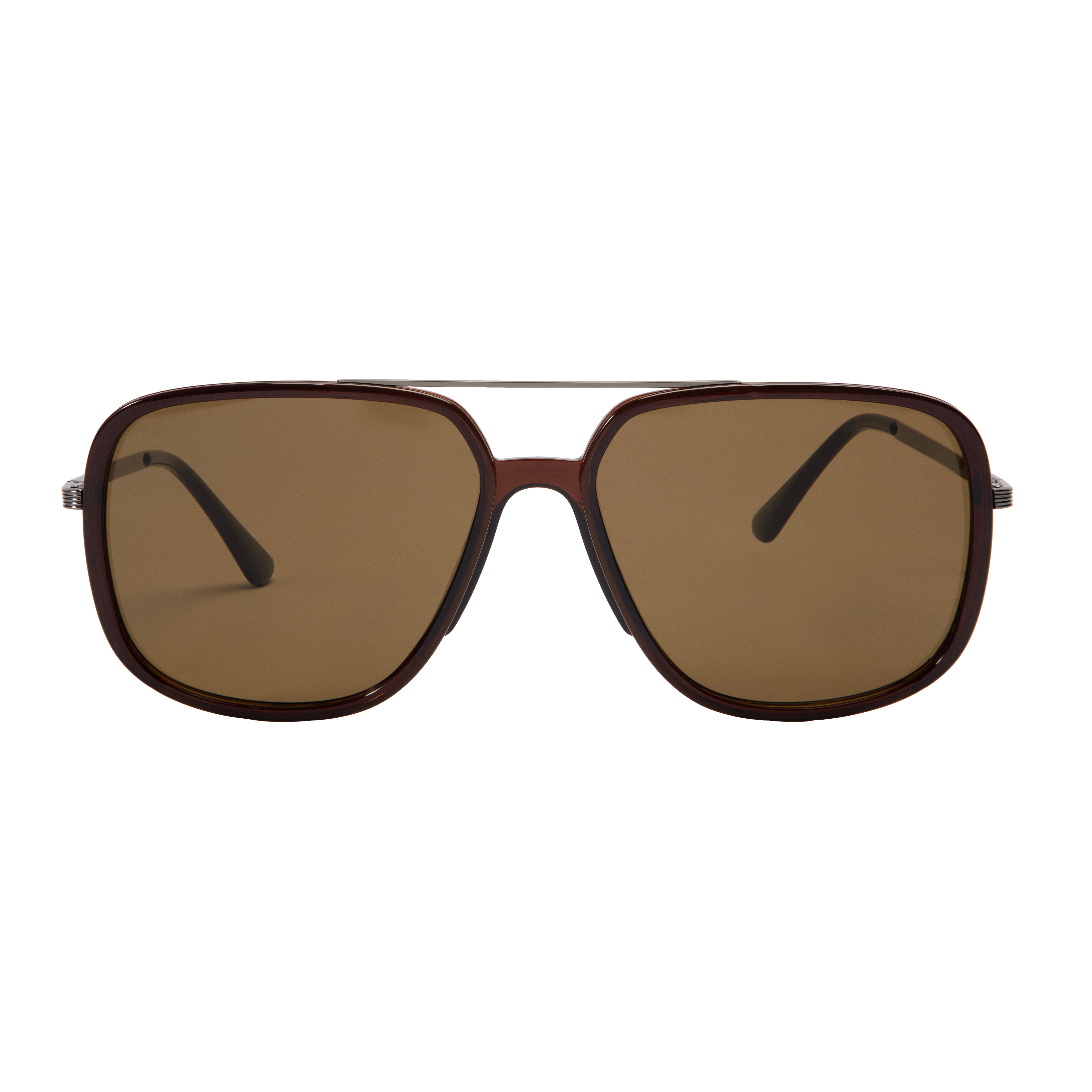 Brown Rectangle Sunglasses for Men