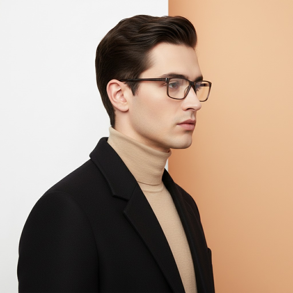Brown Rectangle Frame for Men ELITE