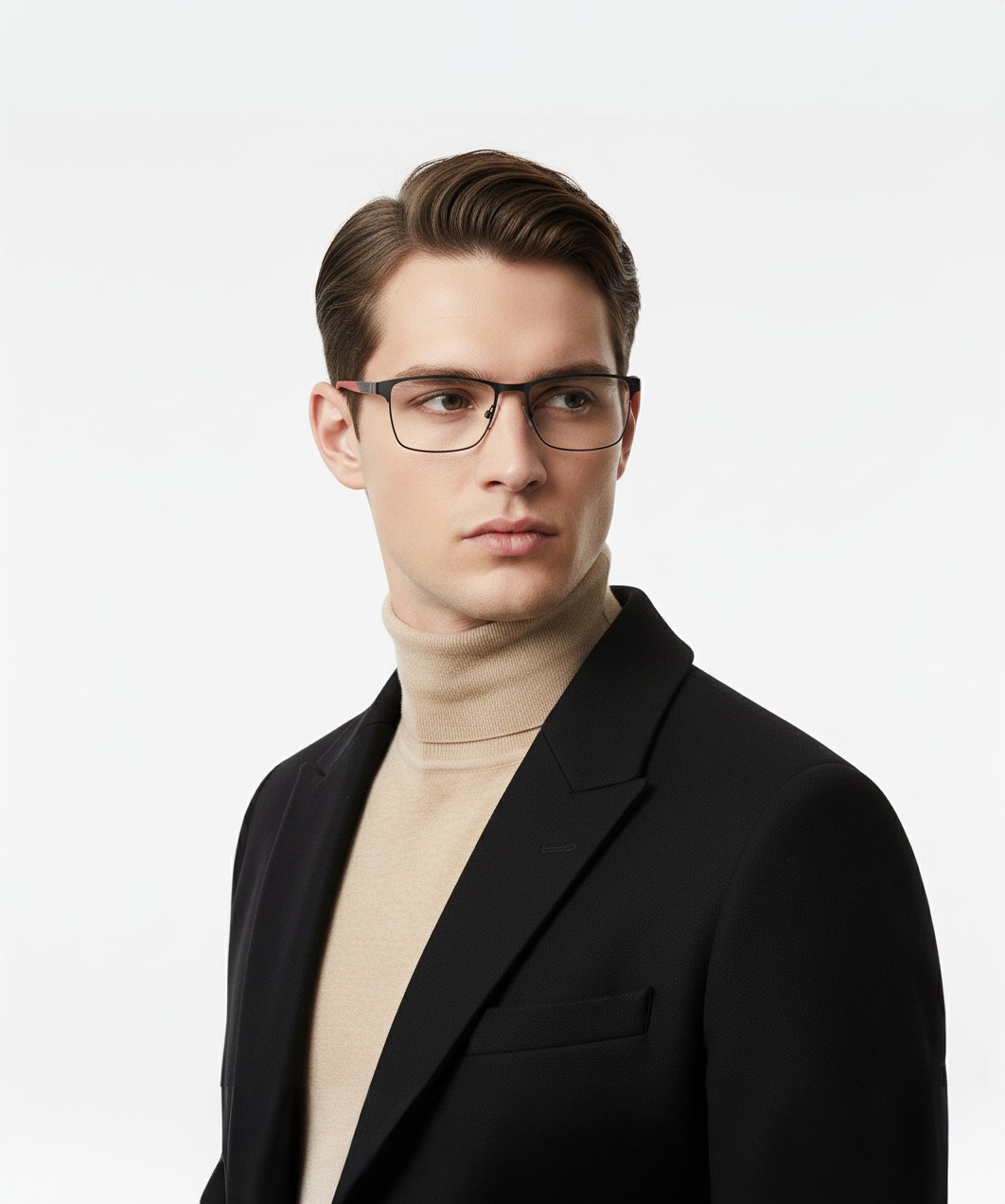 Black Rectangle Frame for Men ELITE