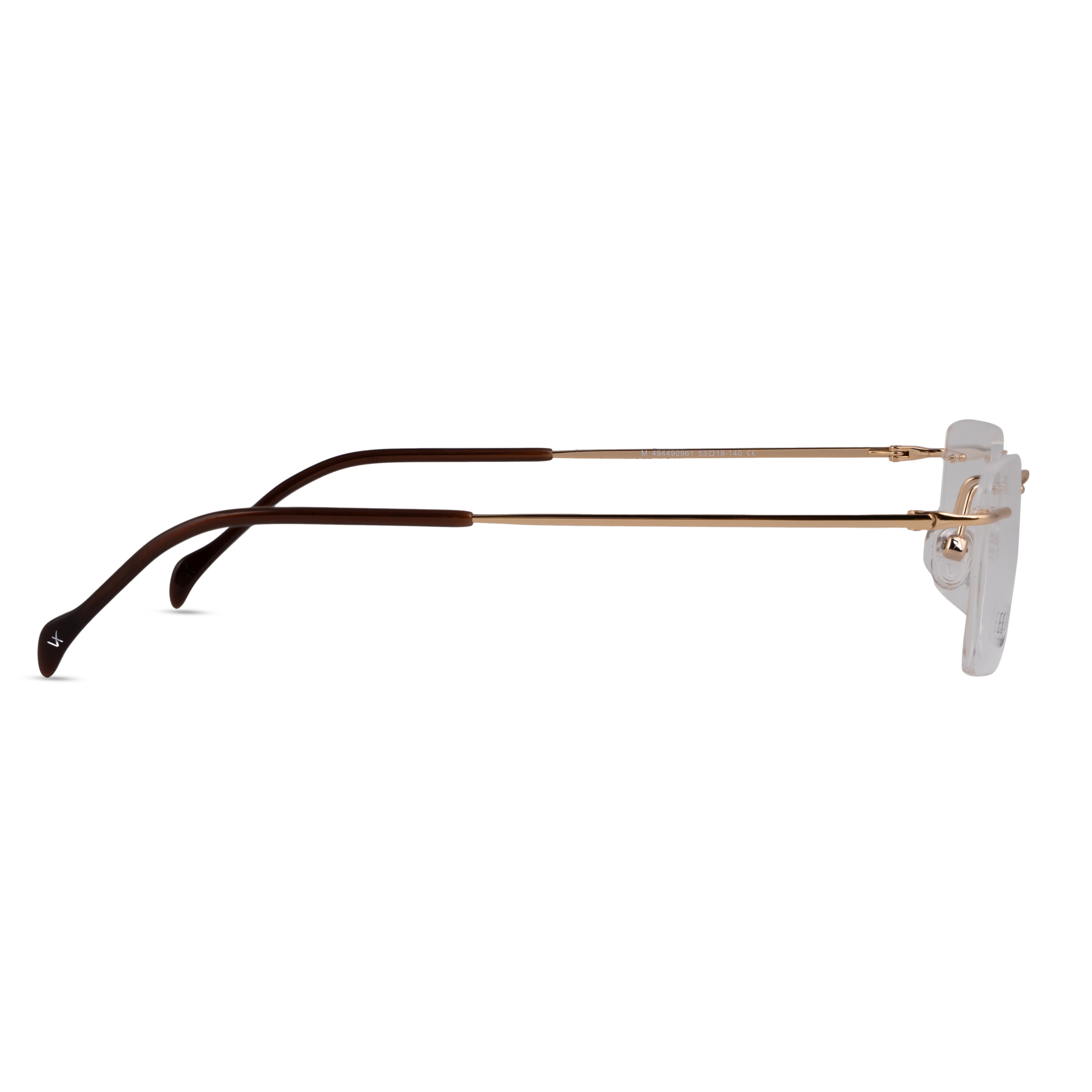 Gold Rectangle Frame for Men ELITE