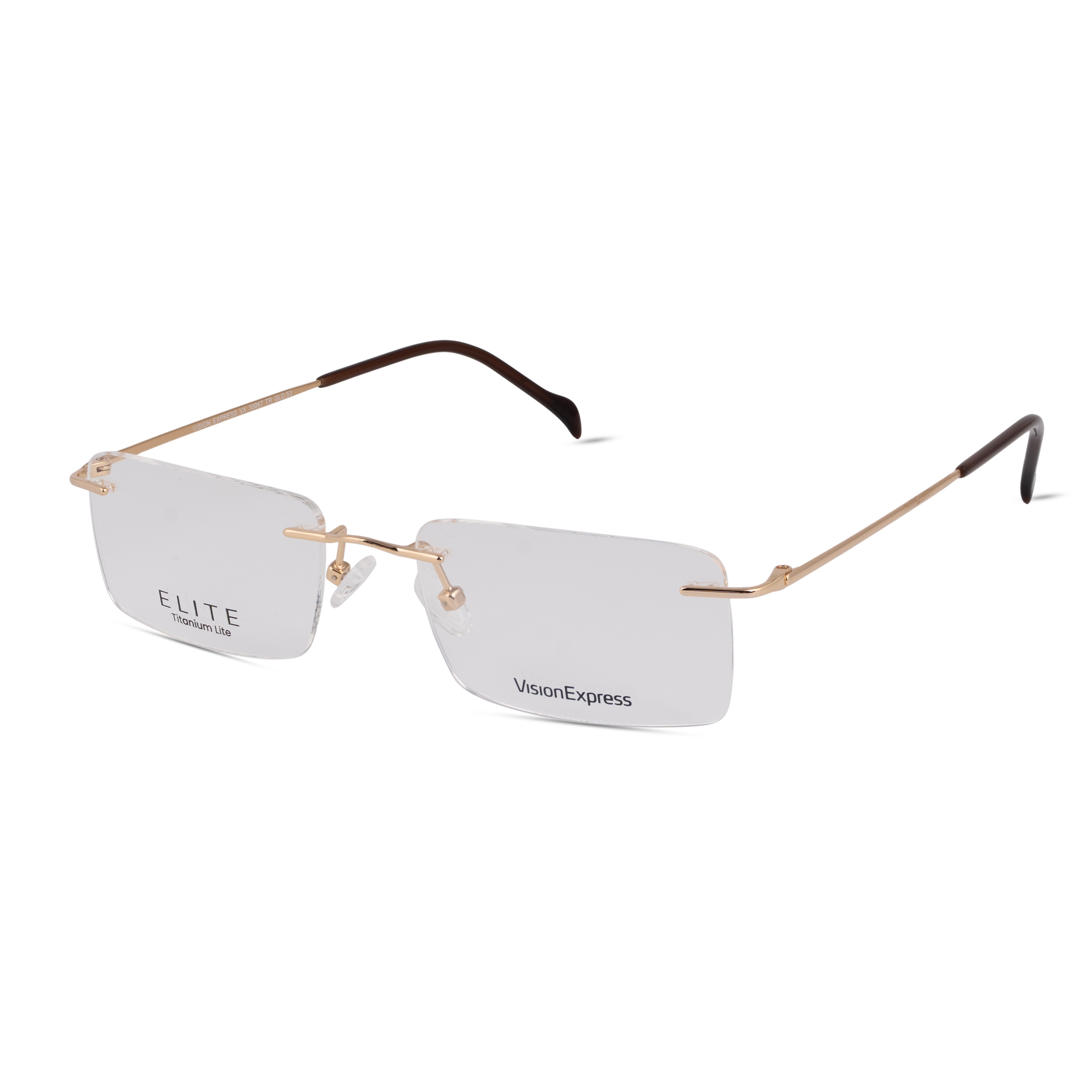 Gold Rectangle Frame for Men ELITE