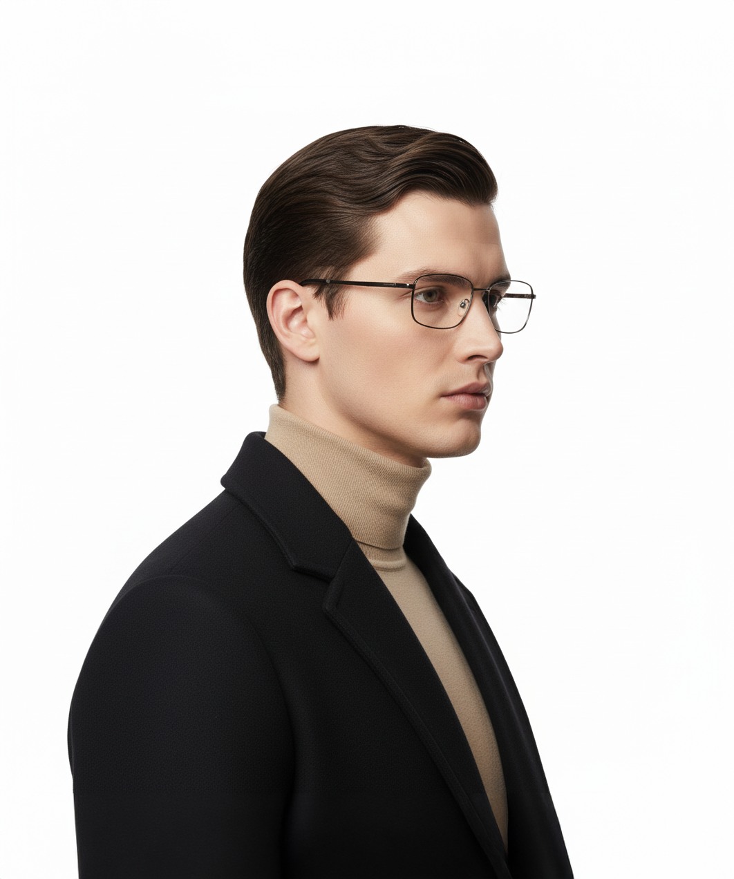 Metallic Rectangle Frame for Men ELITE