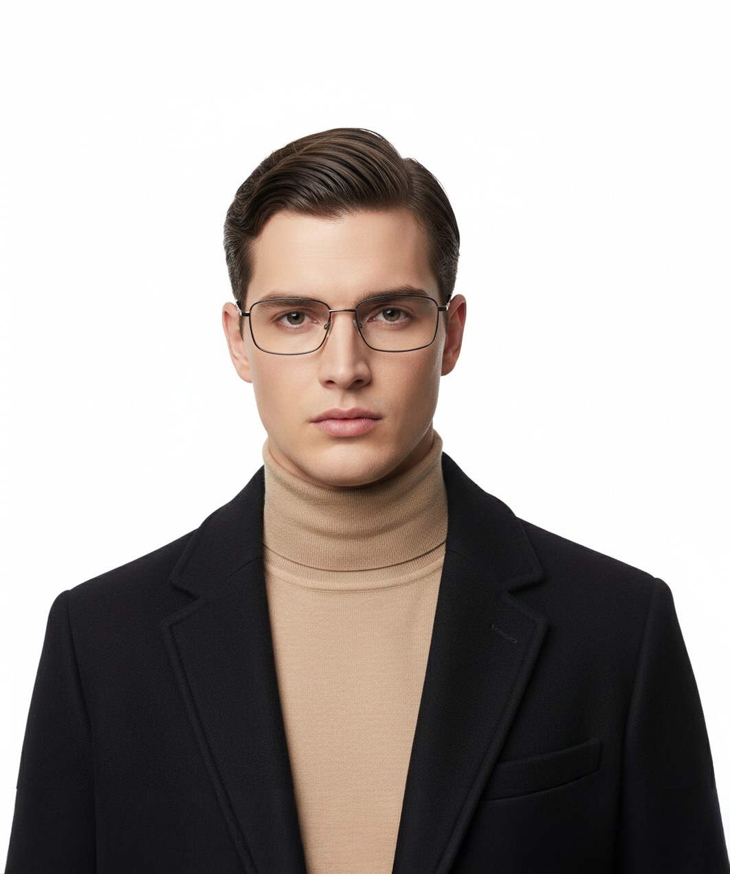 Metallic Rectangle Frame for Men ELITE
