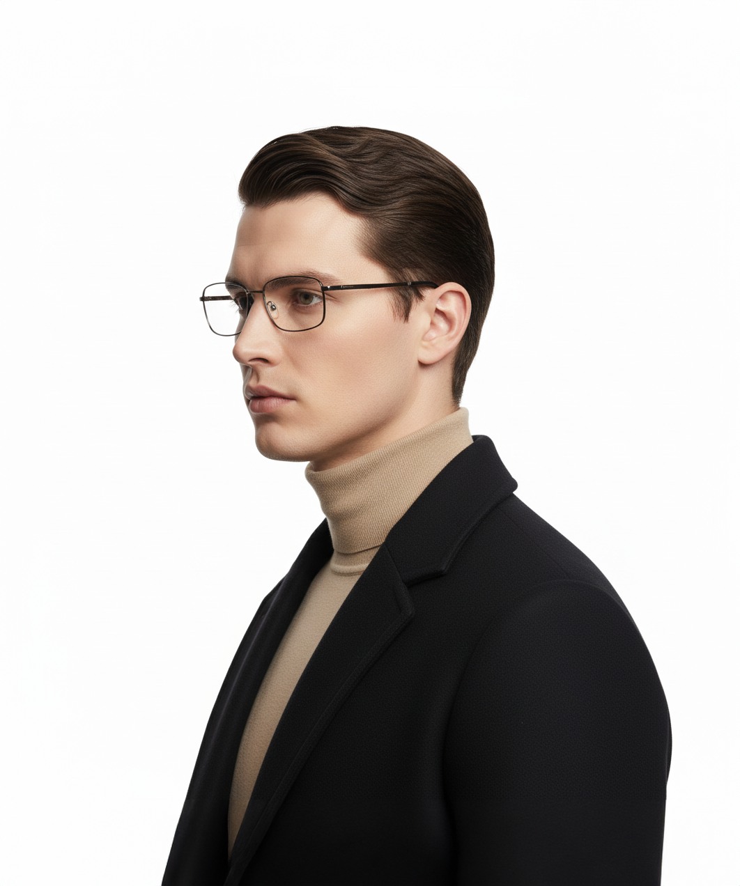 Metallic Rectangle Frame for Men ELITE