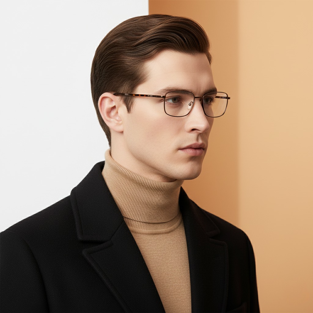 Brown Rectangle Frame for Men ELITE