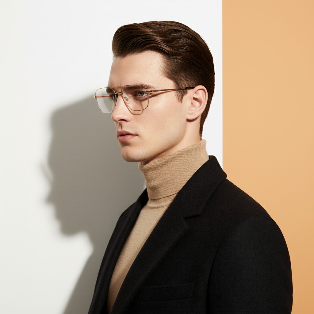 Brown Rectangle Frame for Men ELITE