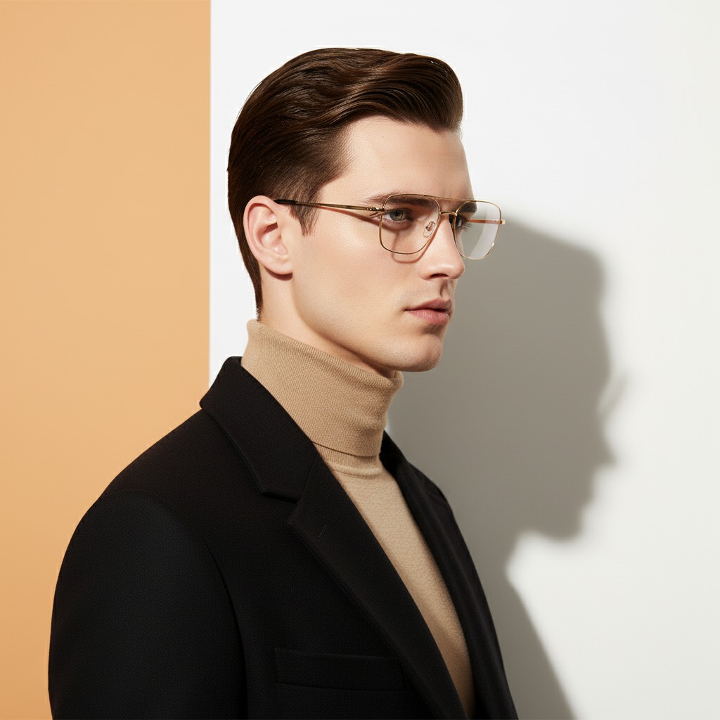 Brown Rectangle Frame for Men ELITE