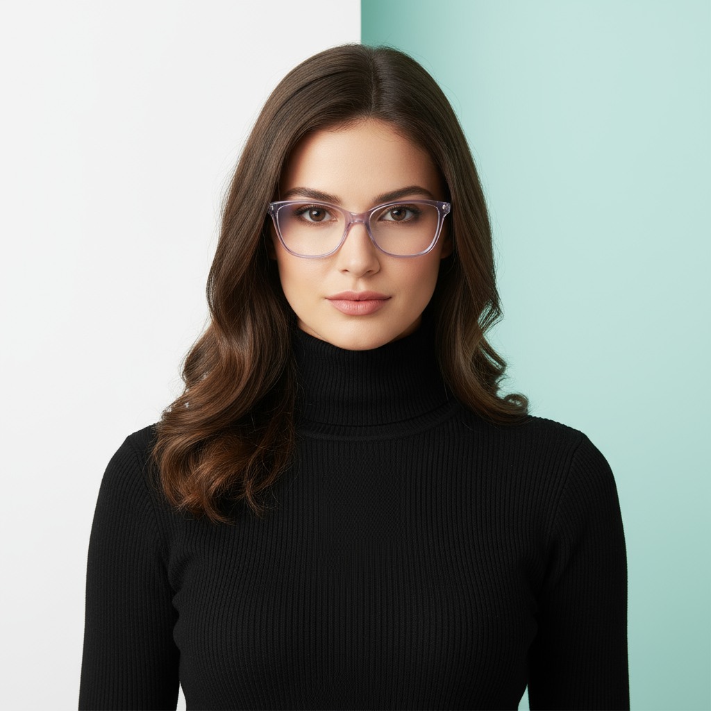 Pink Cat Eye Frame for Women +VIBE