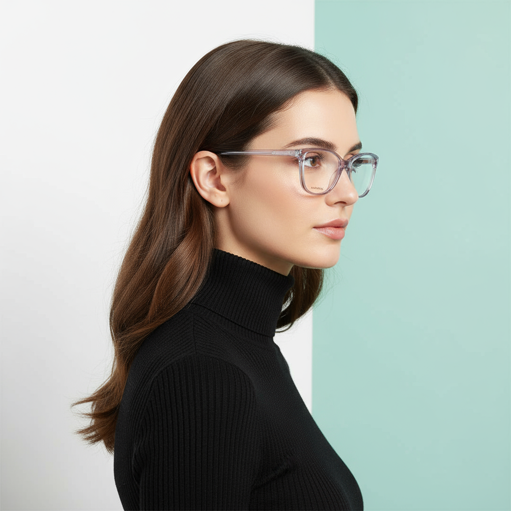 Pink Cat Eye Frame for Women +VIBE