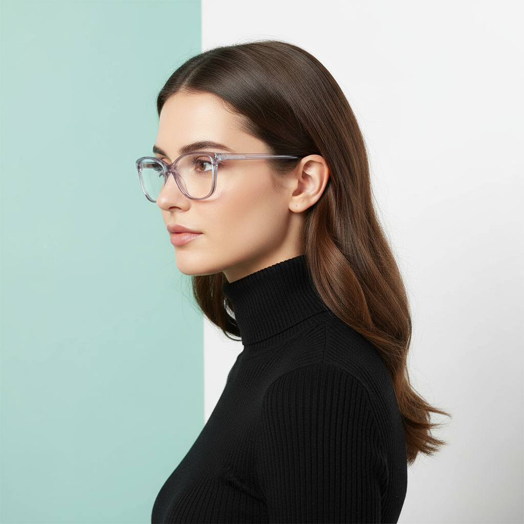 Pink Cat Eye Frame for Women +VIBE