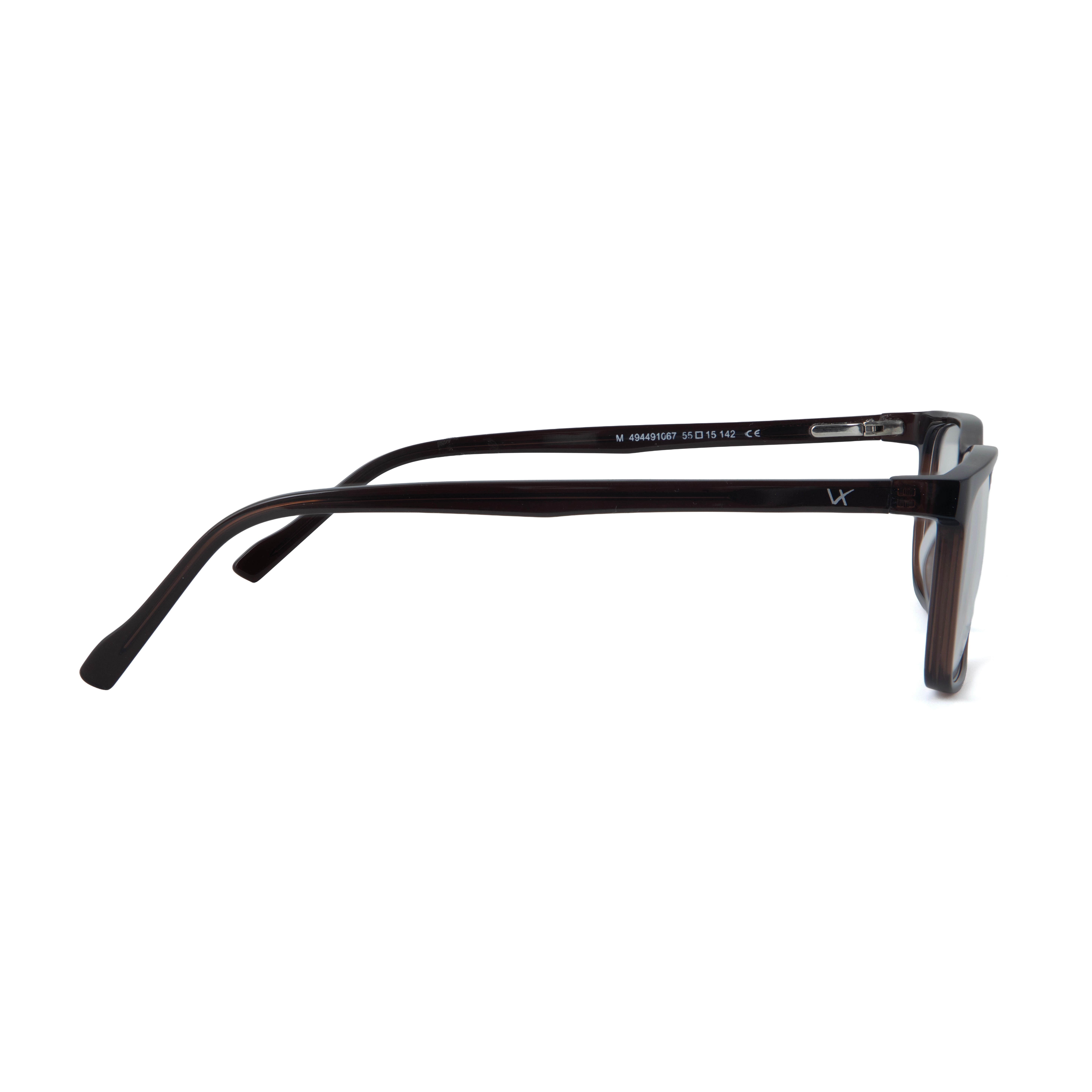 Brown Rectangle Frame for Men +VIBE