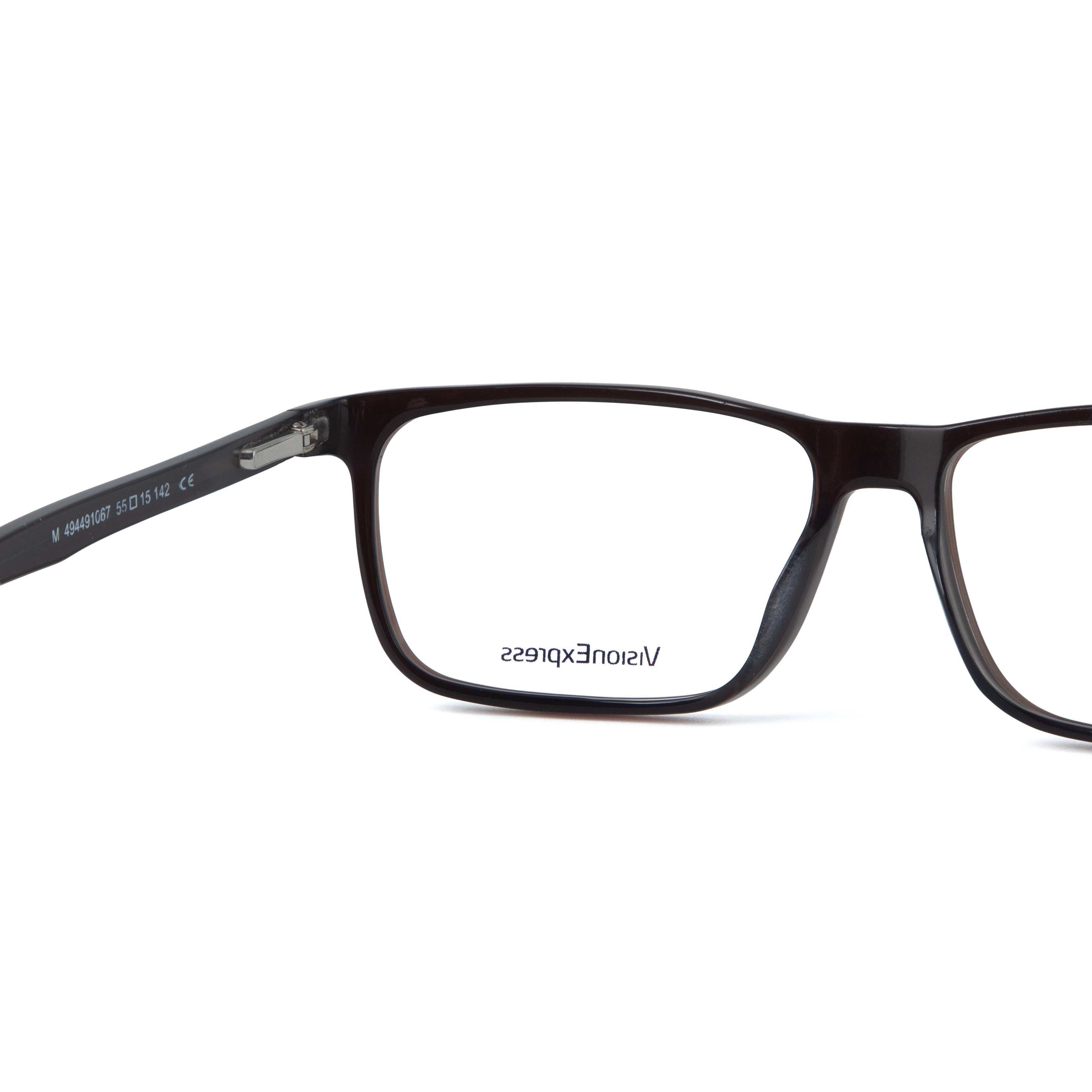 Brown Rectangle Frame for Men +VIBE