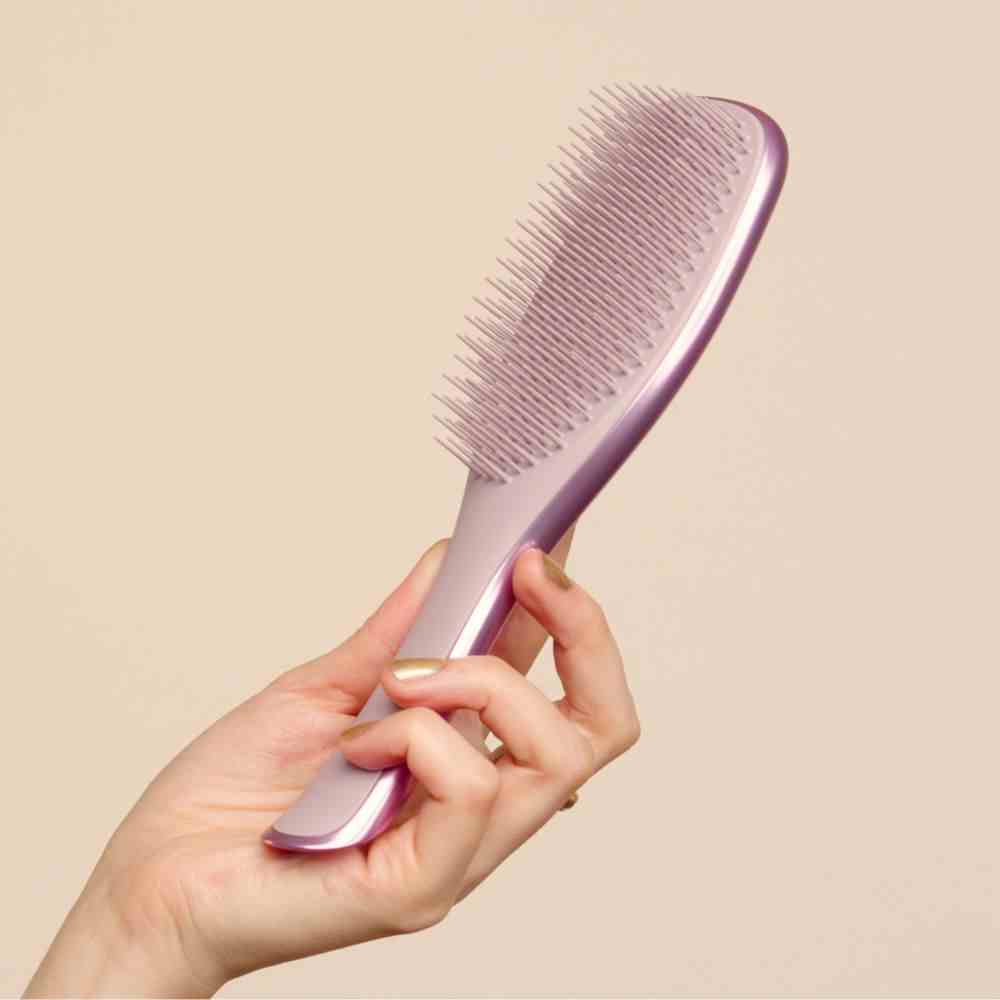 The Ultimate Detangler Chrome Hairbrush • Mauve Copper