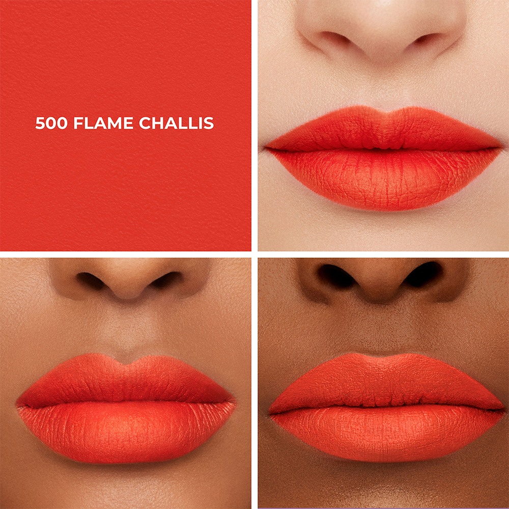 Caviar Smoothing Matte Lipstick • 500 Flame Challis