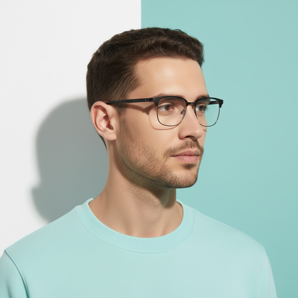 Black ClubMaster Frame for Men ELITE