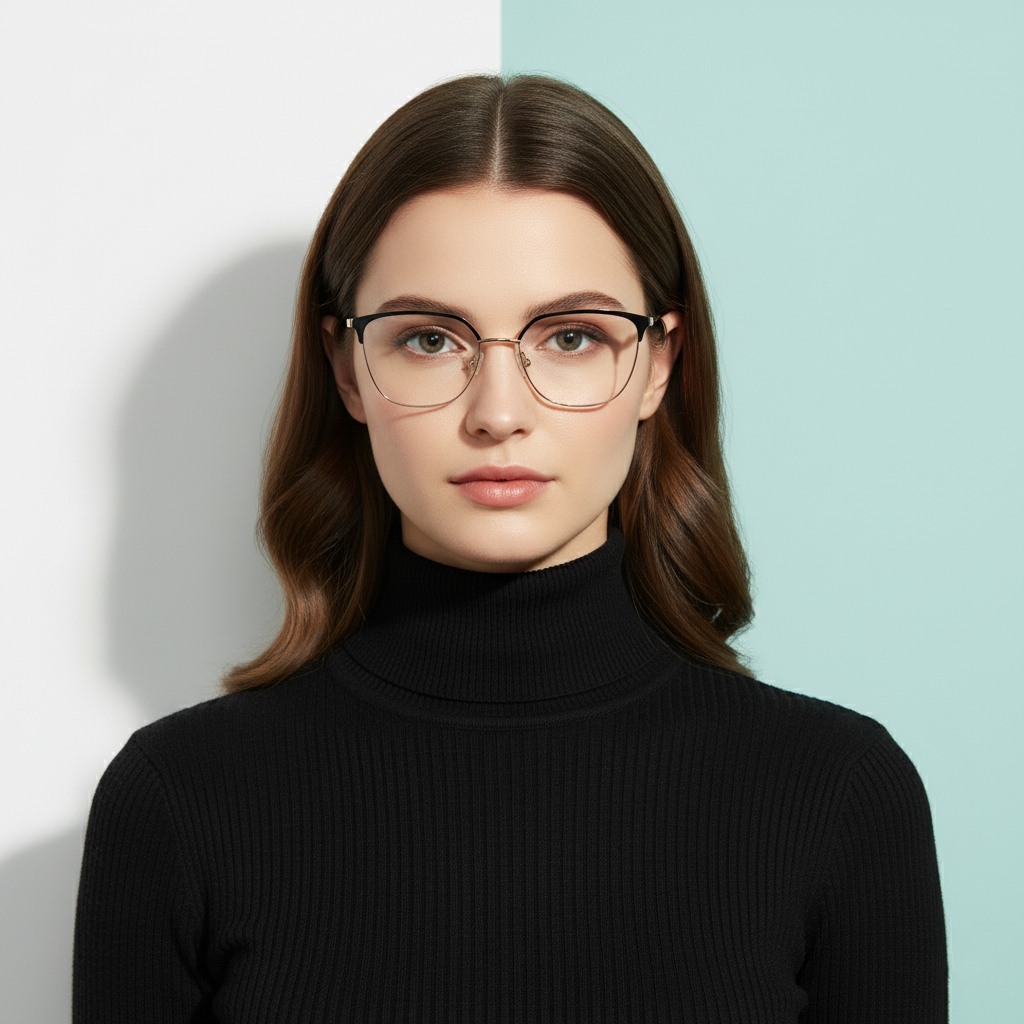 Black Cat Eye Frame for Women