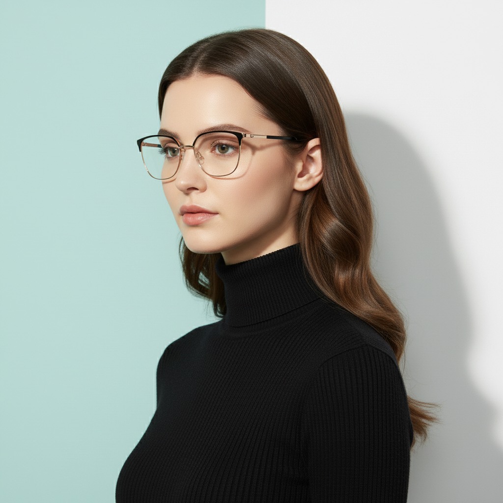 Black Cat Eye Frame for Women