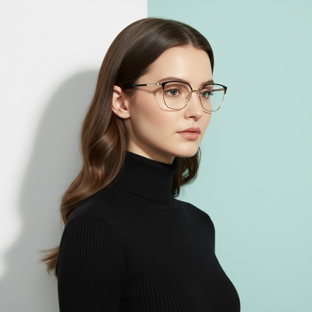 Black Cat Eye Frame for Women
