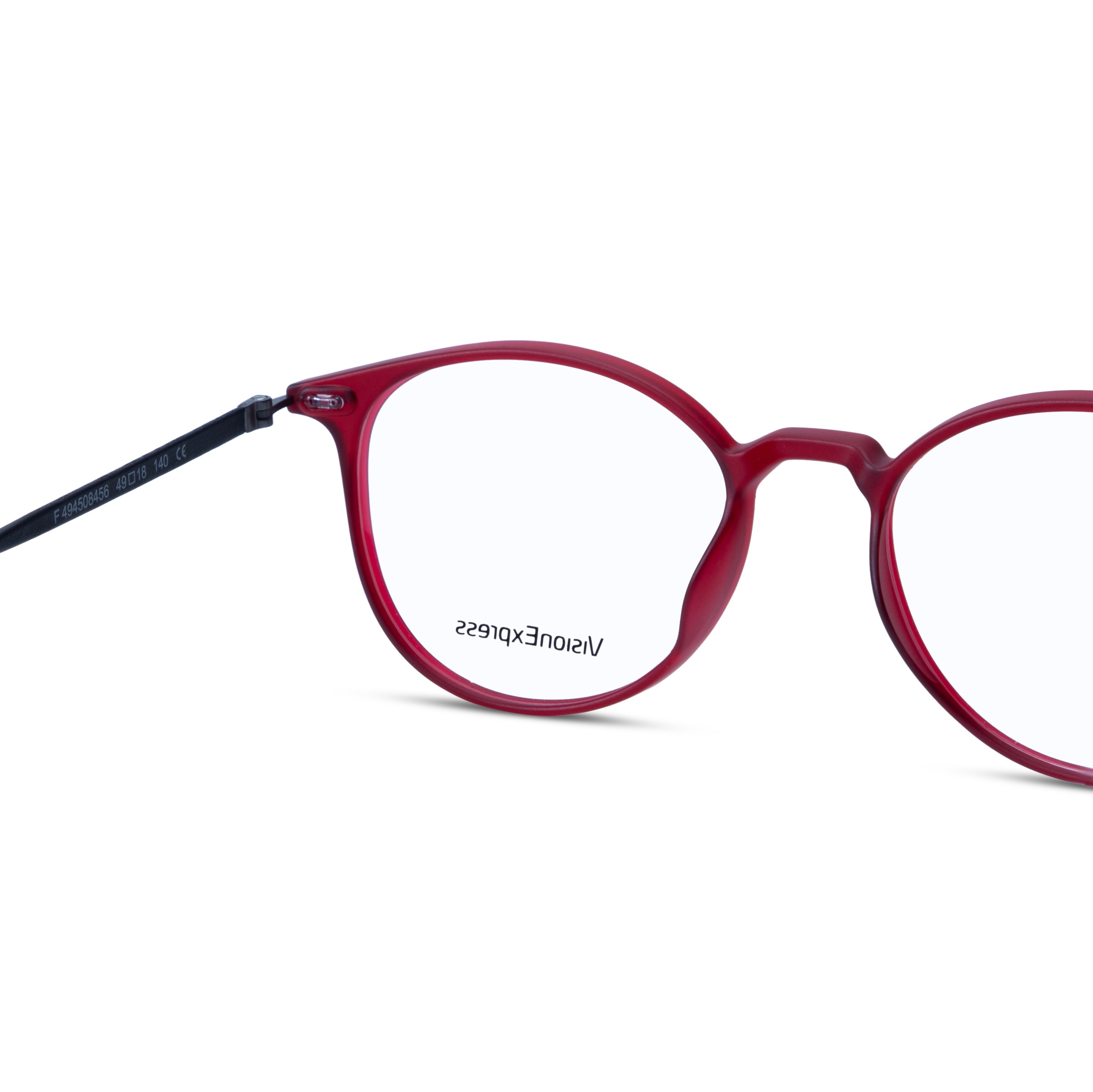Red Round Frame for Women PopVue