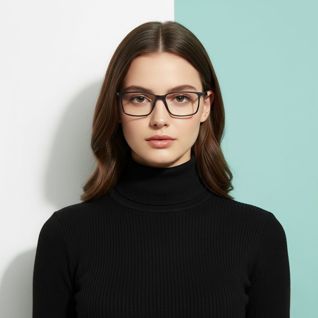 Black Rectangle Frame for Men ELITE