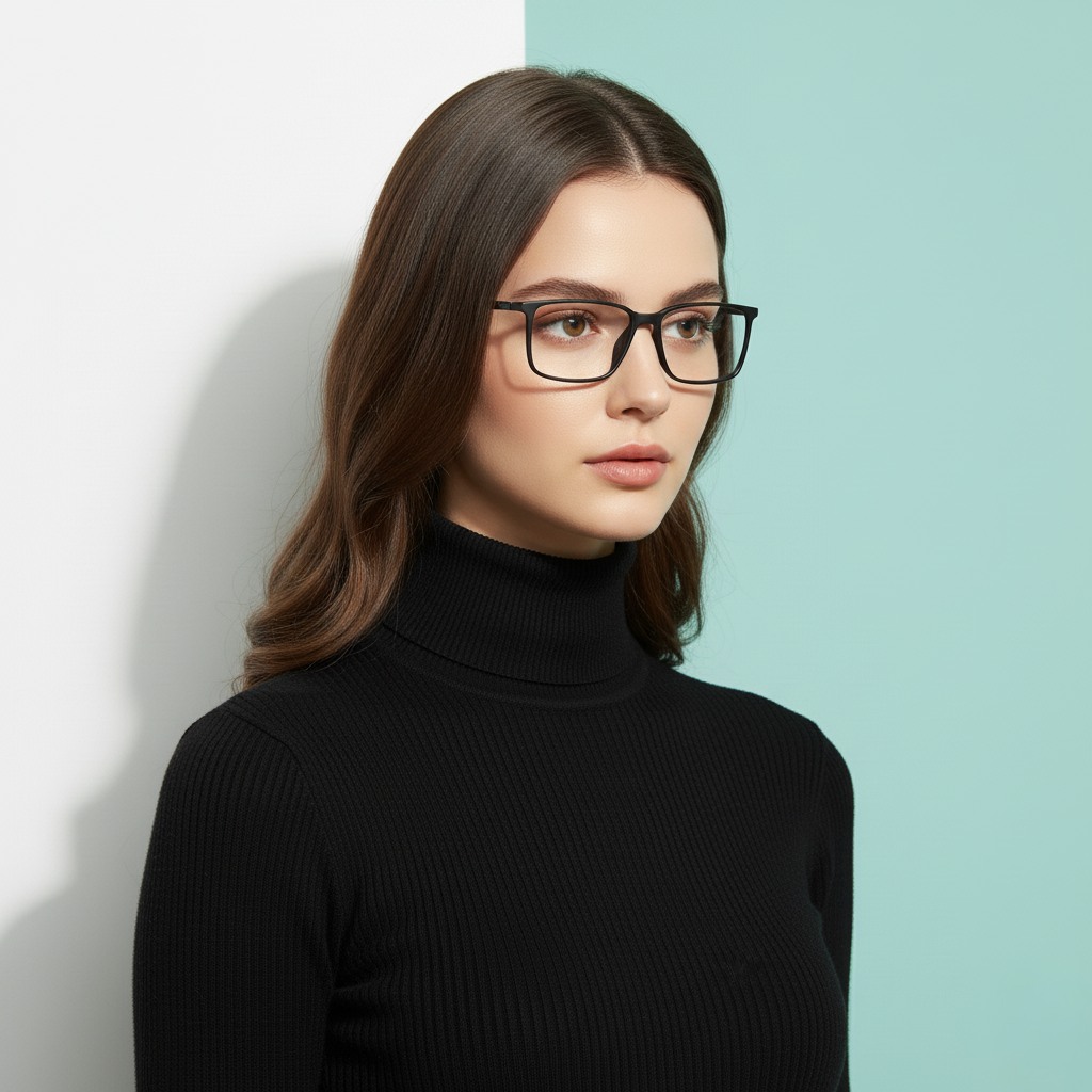 Black Rectangle Frame for Men ELITE