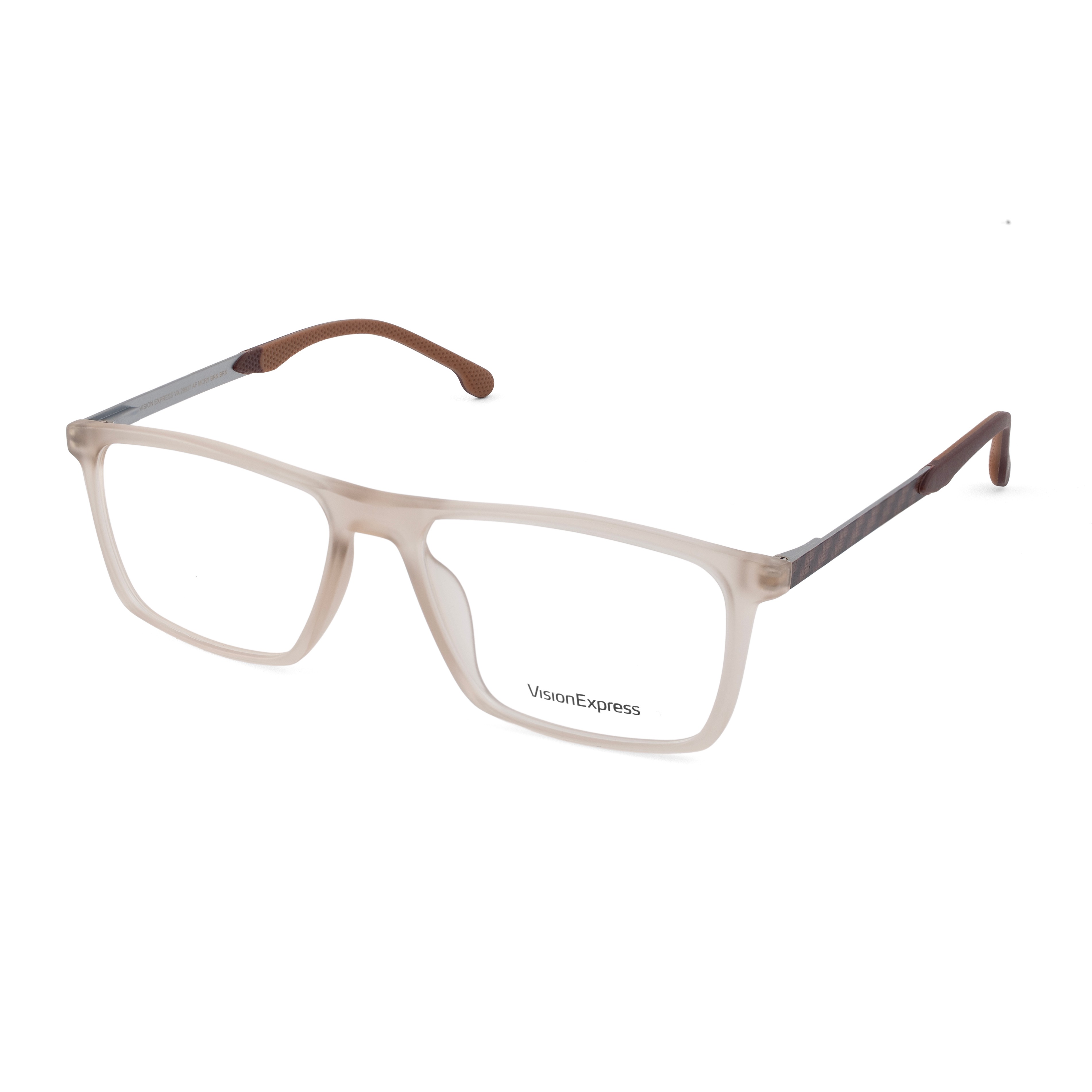 Brown Rectangle Frame for Men +VIBE
