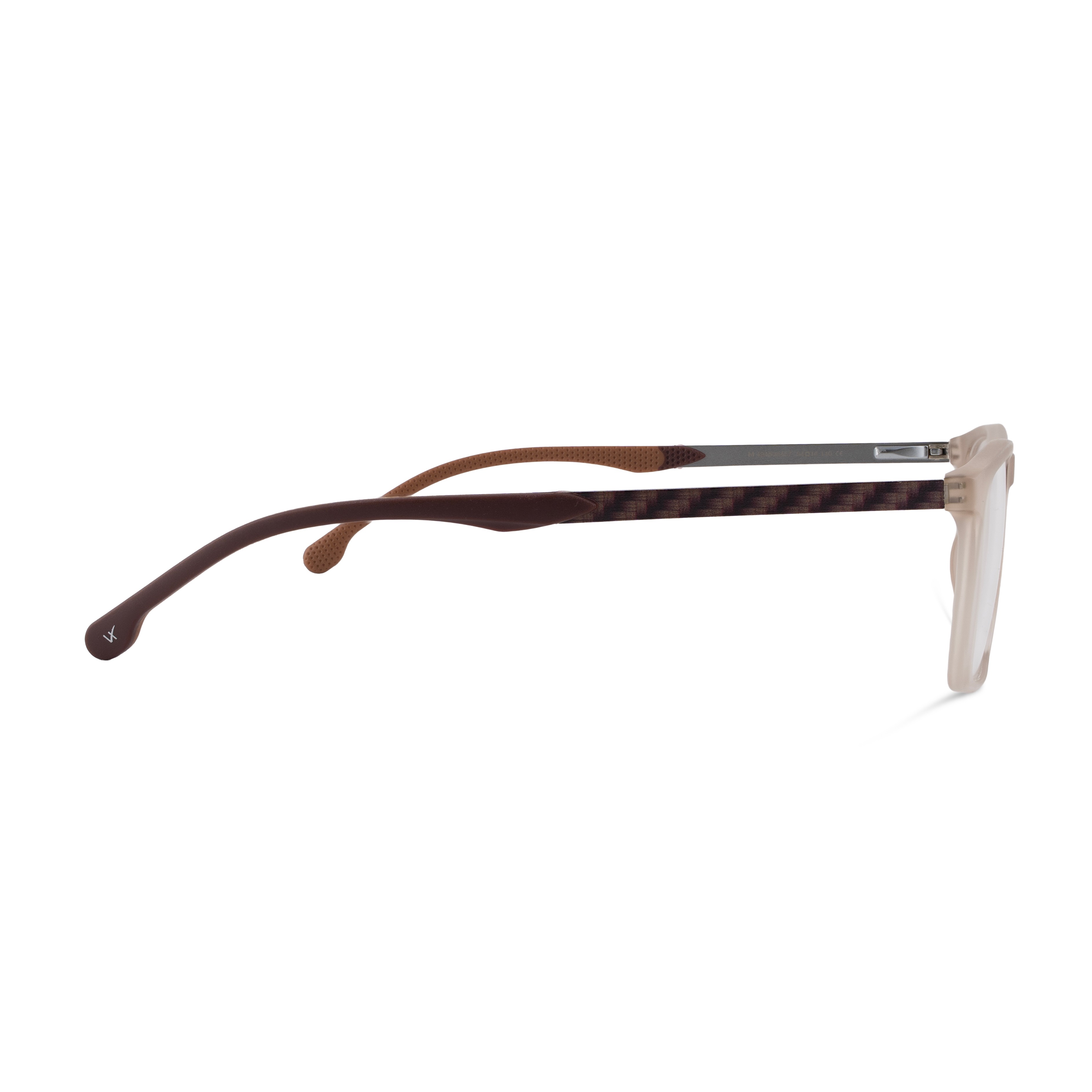 Brown Rectangle Frame for Men +VIBE