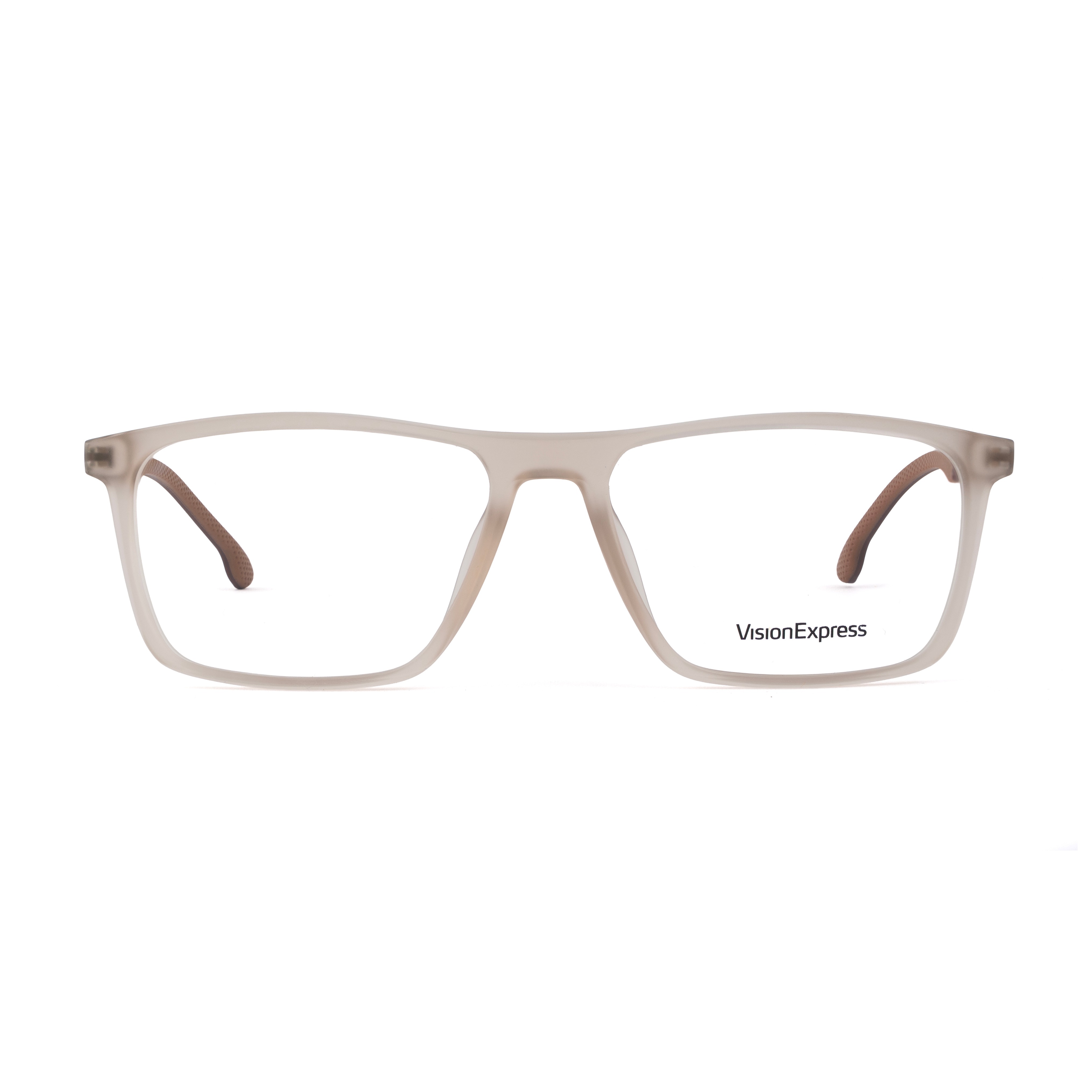 Brown Rectangle Frame for Men +VIBE