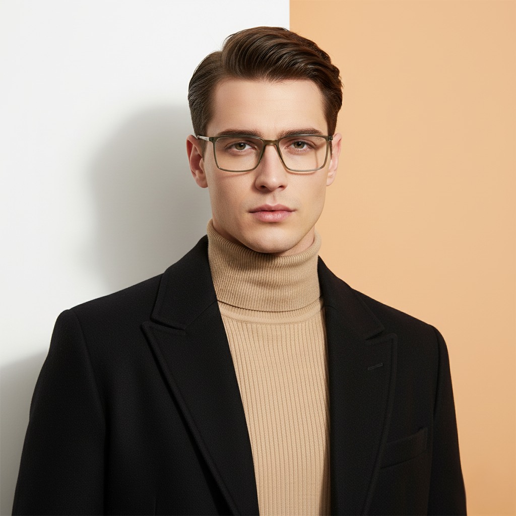 Green Rectangle Frame for Men ELITE