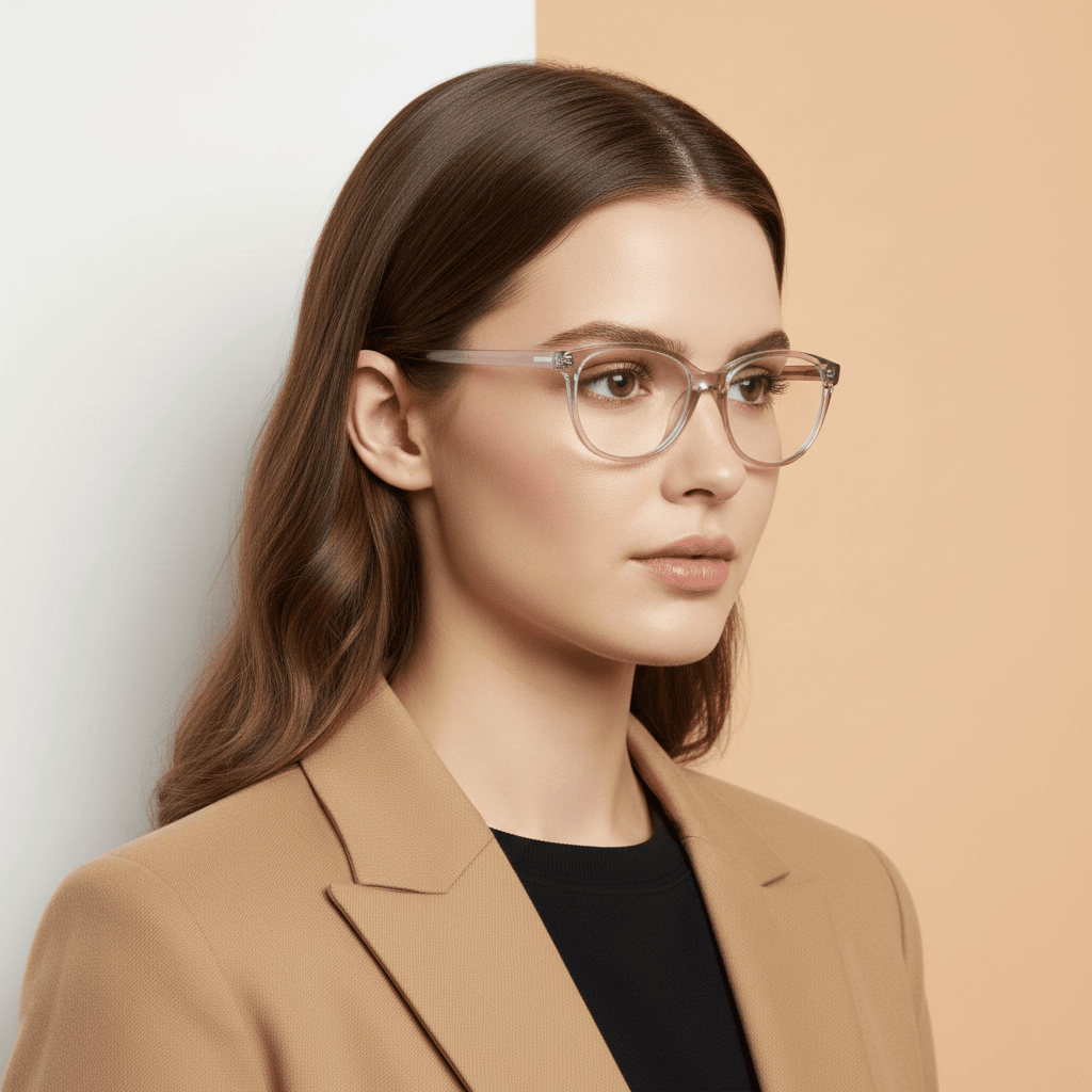 Pink Cat Eye Frame for Women +VIBE