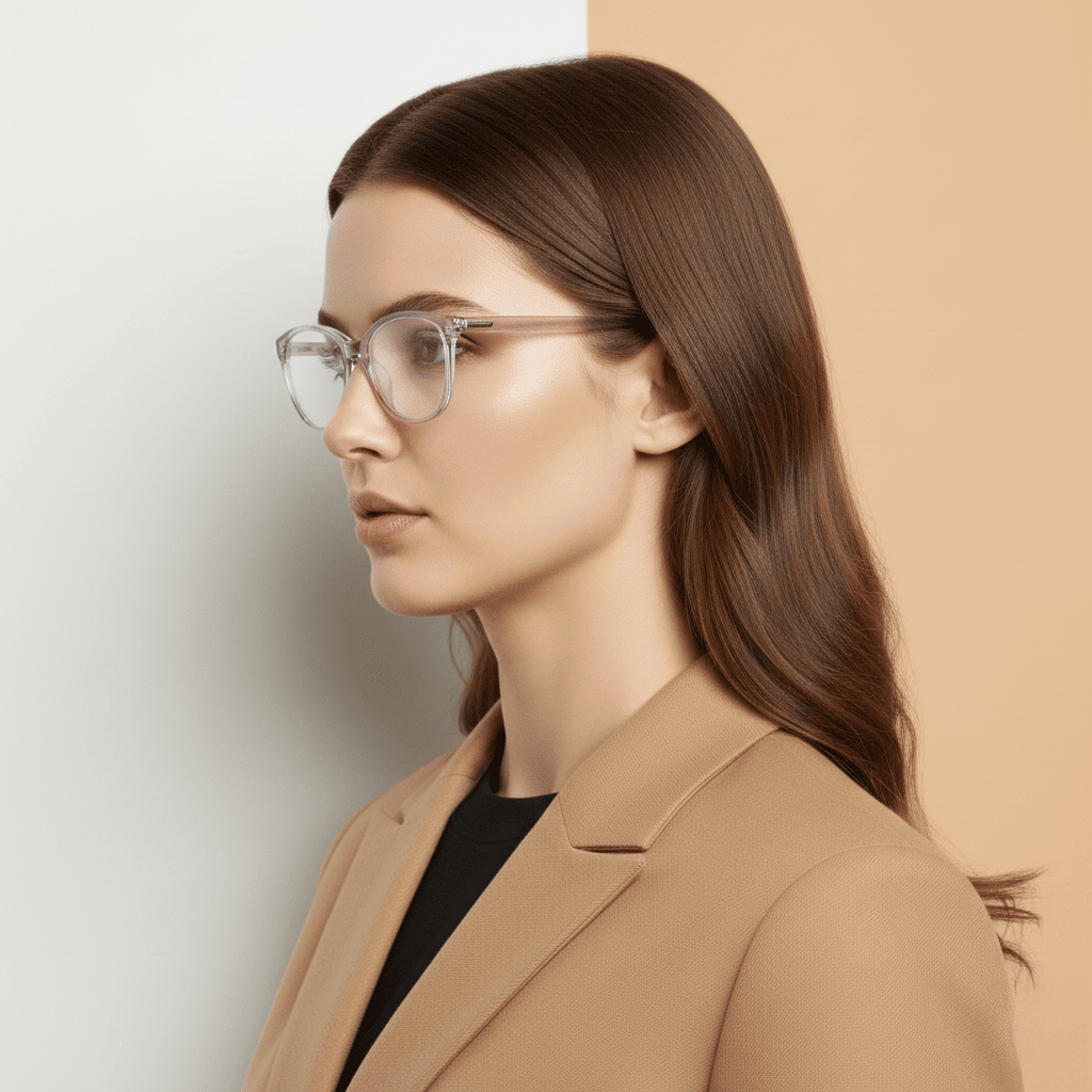 Pink Cat Eye Frame for Women +VIBE